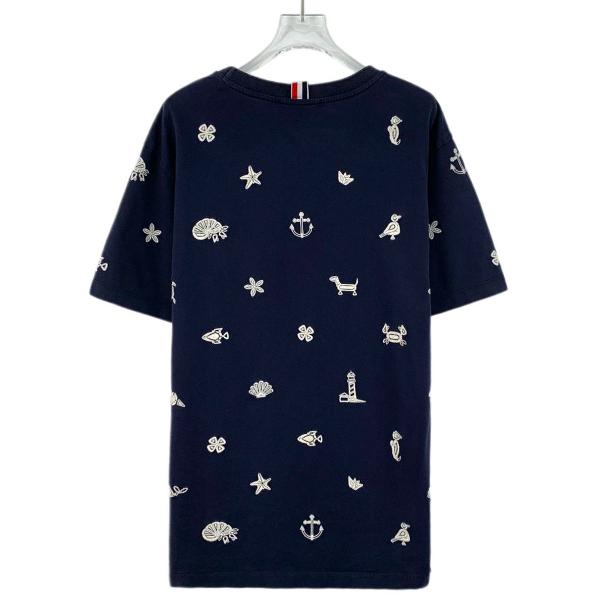 Thom Browne Thom Browne Navy Animal Short Sleeve T-Shirt K26WX Size US L / EU 52-54 / 3 - 2 Thumbnail