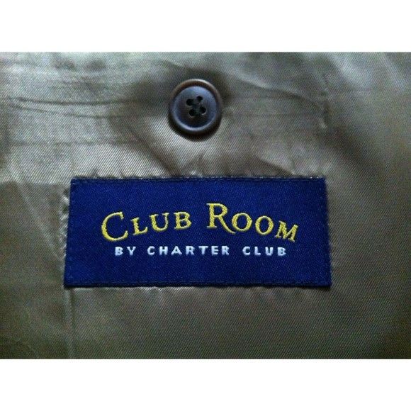 Club Room CLUB ROOM MEN'S NEW 95%WOOL SPORT JACKET BLAZER SIZE:46R Size 46R - 3 Thumbnail