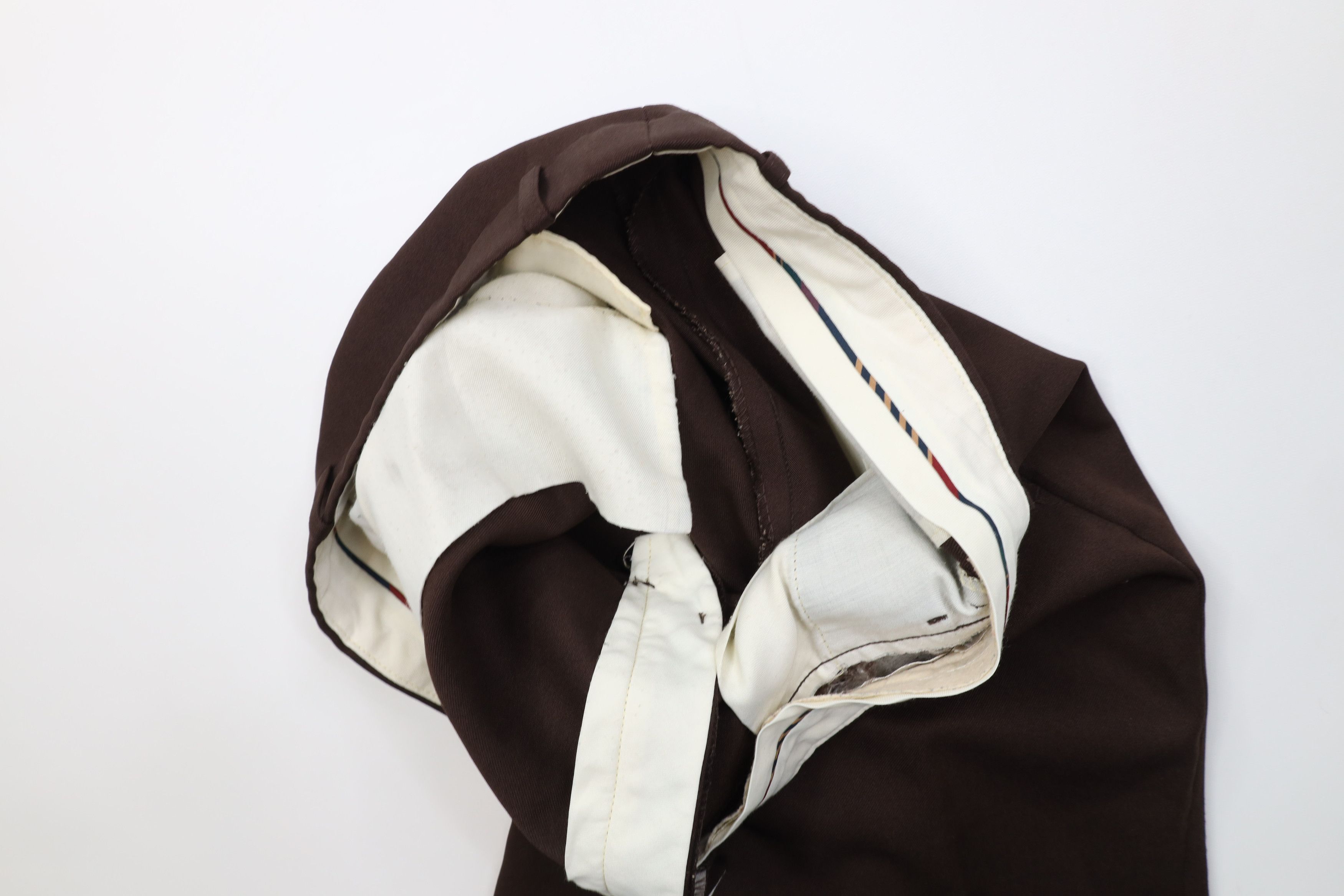 Vintage Vintage 70s Streetwear Flared Wide Leg Chino Pants Brown USA Size US 36 / EU 52 - 9 Thumbnail