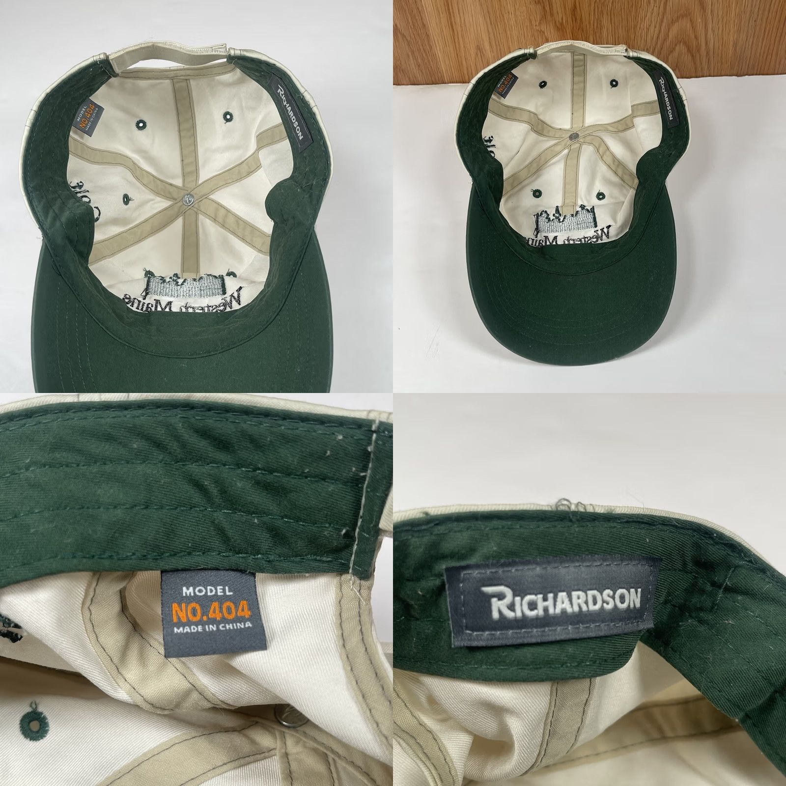 Vintage Richardson Golf Hat Cap Golf Classic Western Maine Health Adjustable StrapBack Mens Size ONE SIZE - 8 Thumbnail