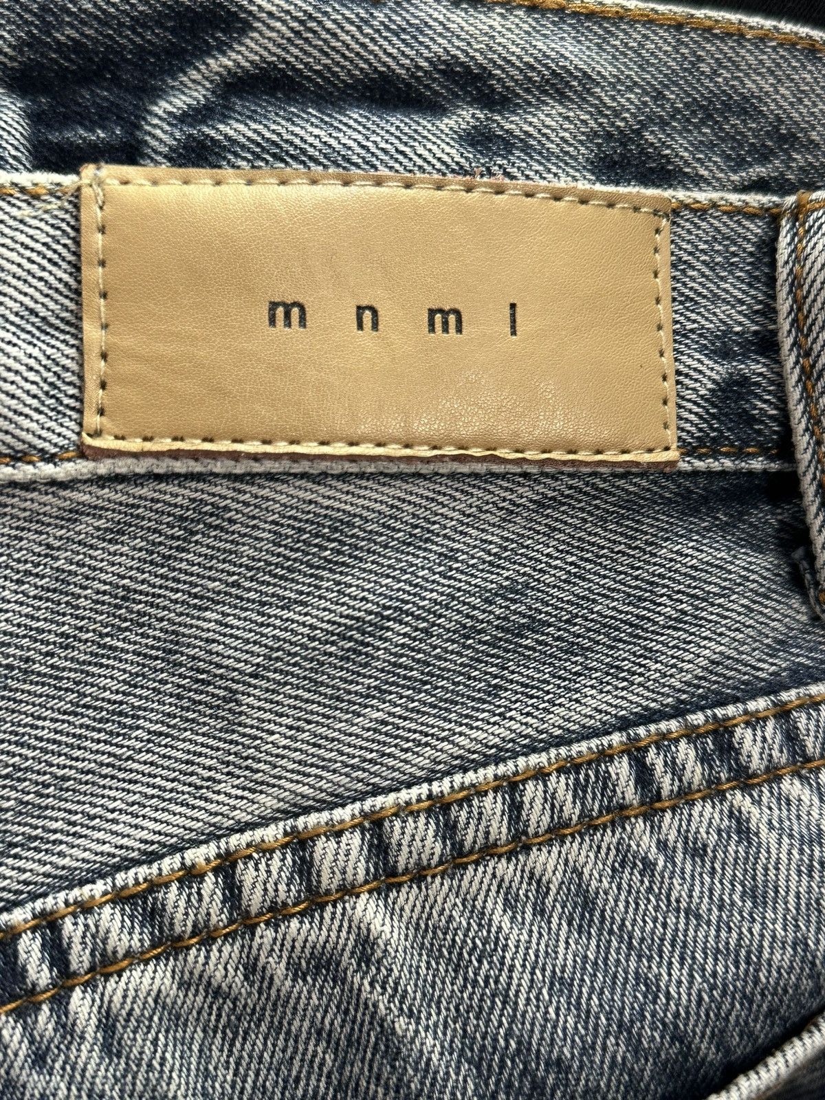 MNML MNML Patch Denim Jeans size 28 Size US 28 / EU 44 - 2 Thumbnail