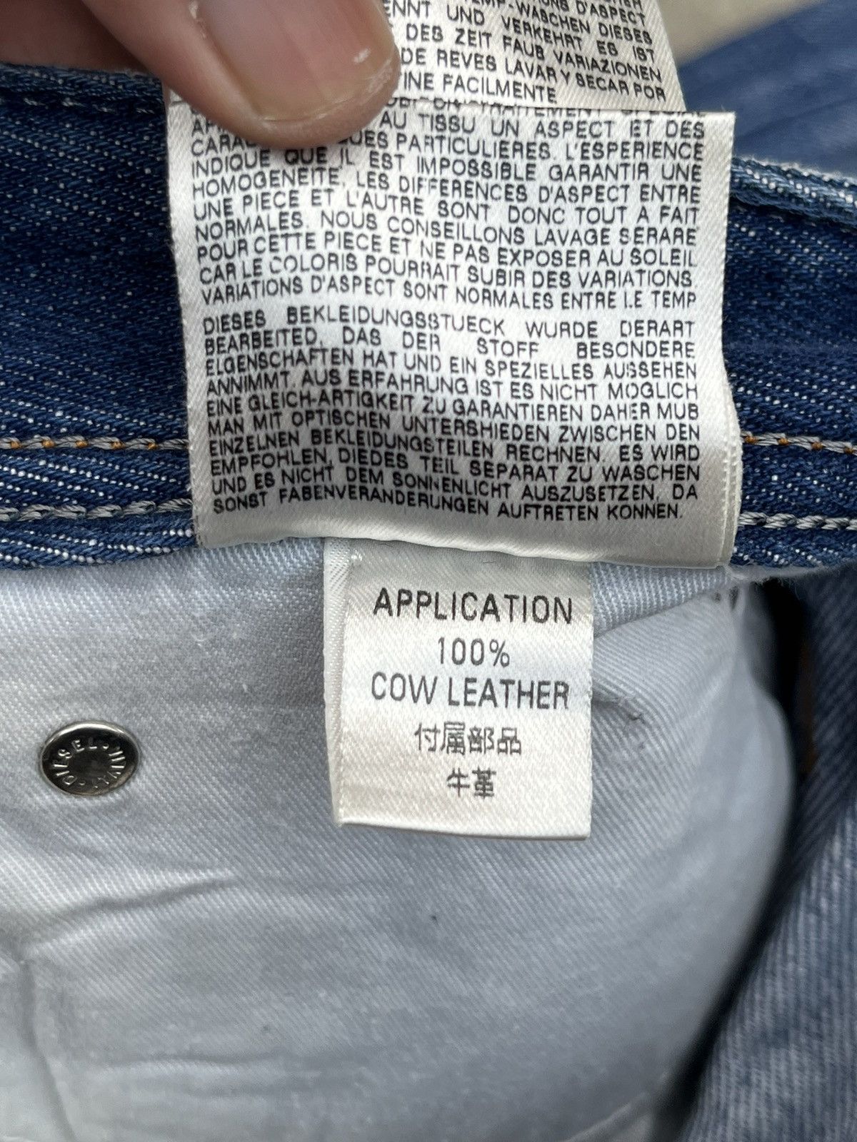 Diesel × Japanese Brand RARE DIESEL TWO BUTTON JEANS Size US 34 / EU 50 - 7 Thumbnail