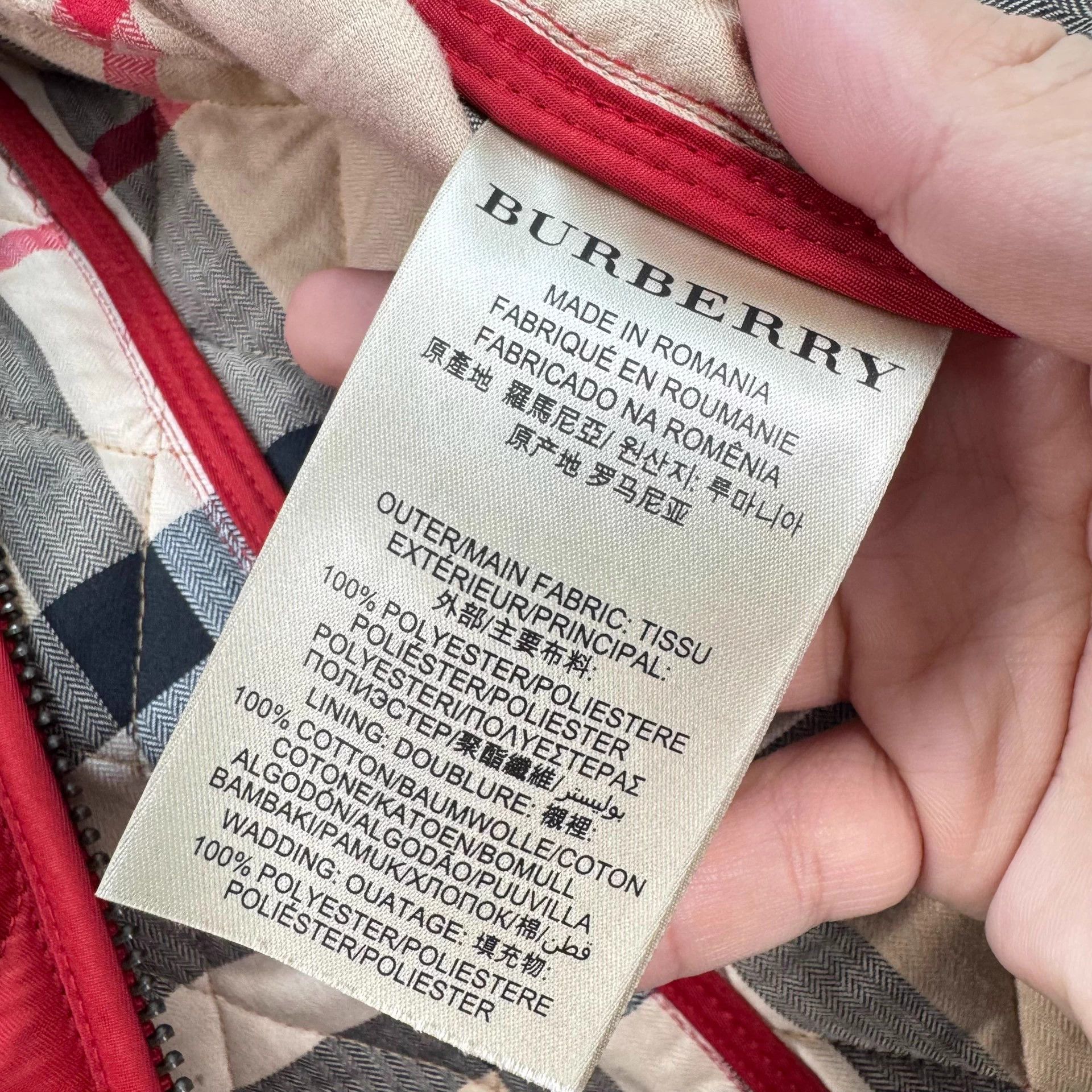 Burberry Burberry diamond quilted check lining puffer jacket S Size S / US 4 / IT 40 - 7 Thumbnail