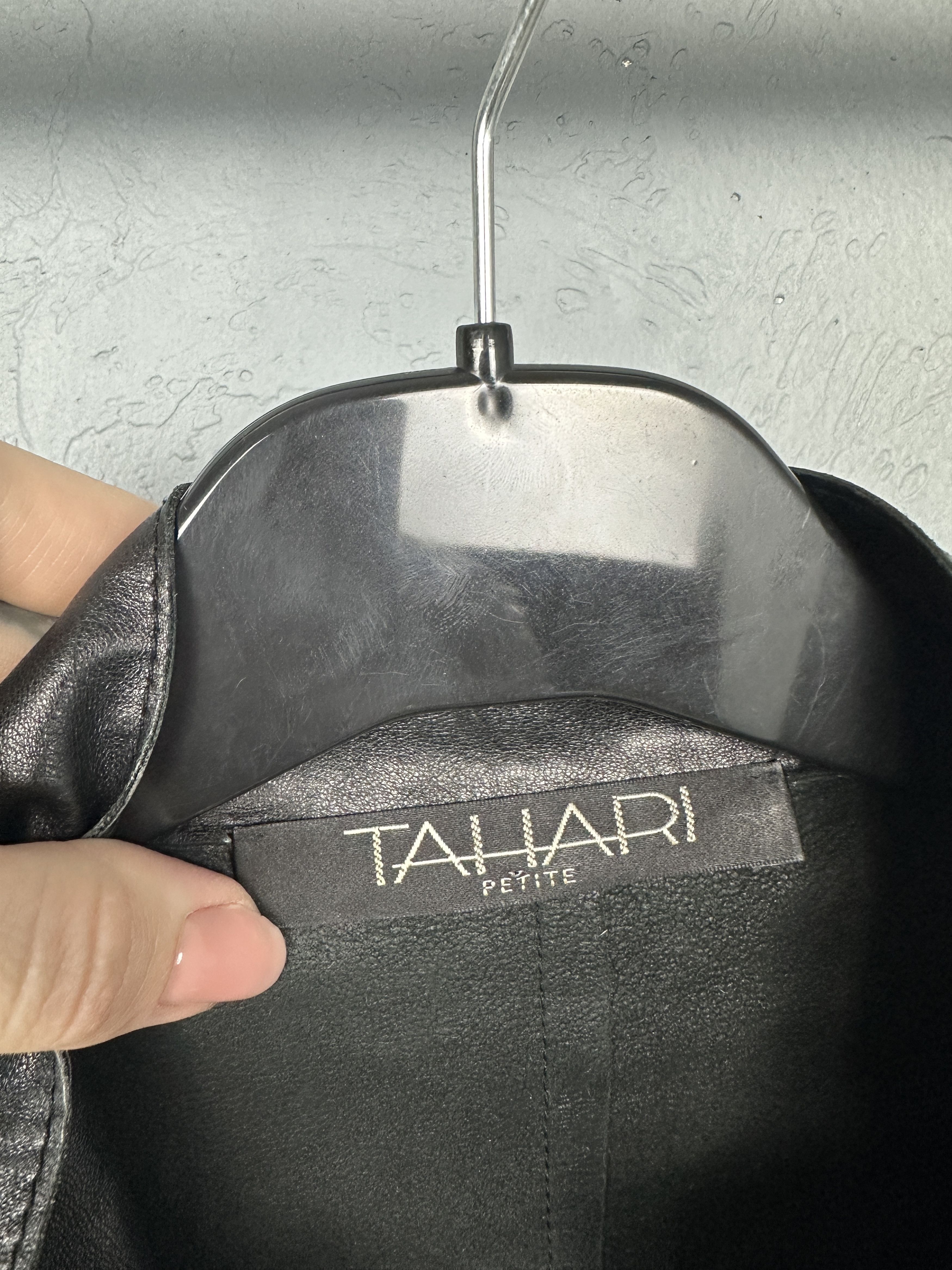 Elie Tahari Tahari Womens Leather Jacket Size M / US 6-8 / IT 42-44 - 4 Thumbnail