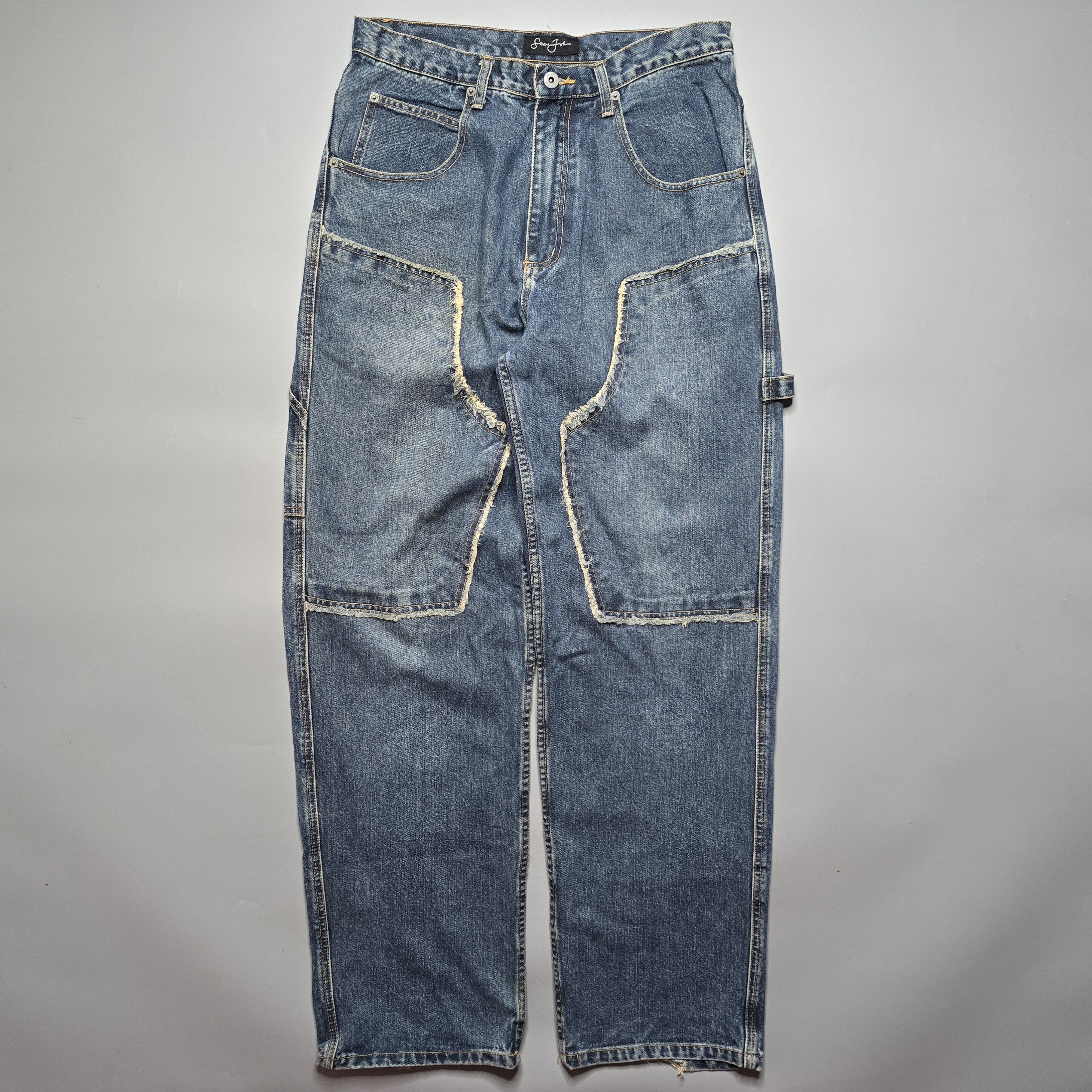 JNCO × Sean John × Vintage Sean John - Y2K Baggy Carpenter Jeans Size US 32 / EU 48 - 1 Thumbnail