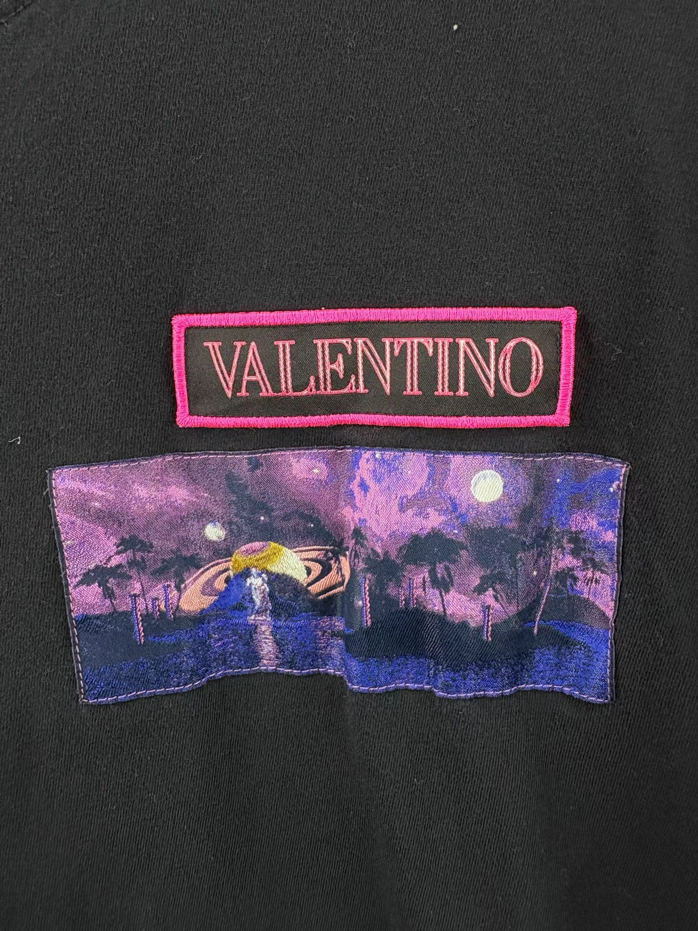 Valentino VALENTINO New Night Scene Print Short Sleeve Size US S / EU 44-46 / 1 - 3 Thumbnail
