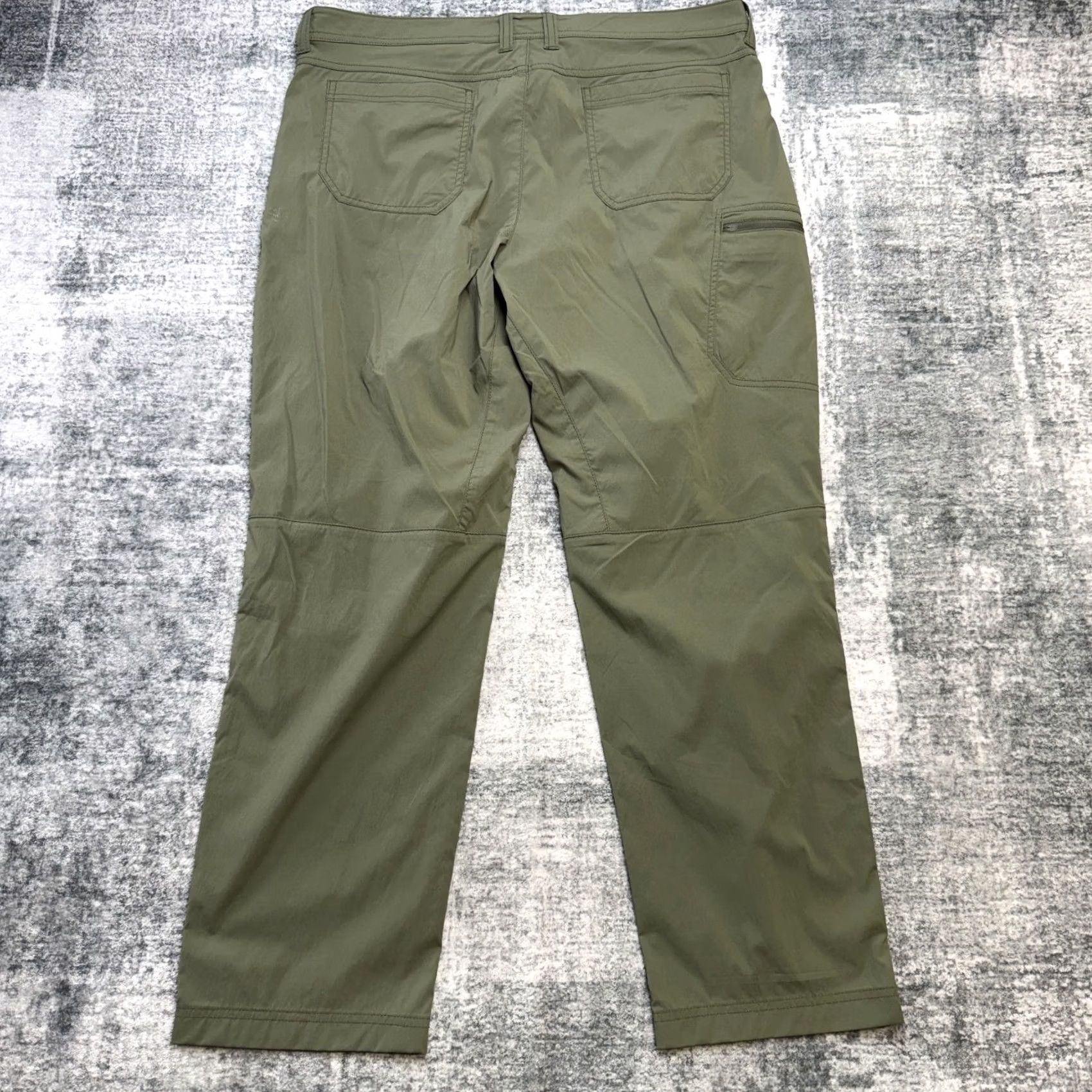 Vintage L.L. Bean Pants Men 38x30 Green Access Trail Cargo Nylon Stretch Hiking Travel UPF Chino Straight Casual Workwear Regular Size 38 Mens Size US 38 / EU 54 - 5 Thumbnail