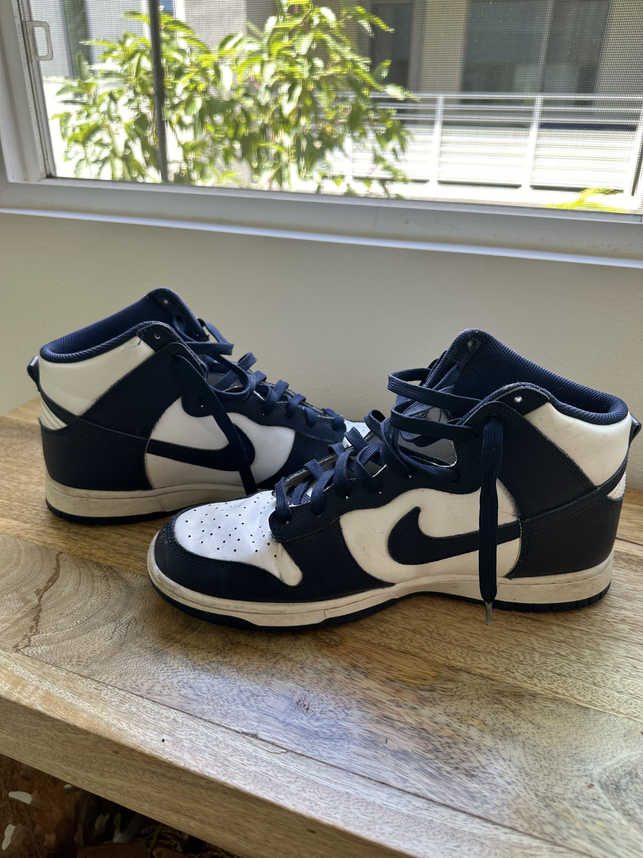 Nike Nike Dunk High Navy Size US 11 / EU 44 - 2 Thumbnail