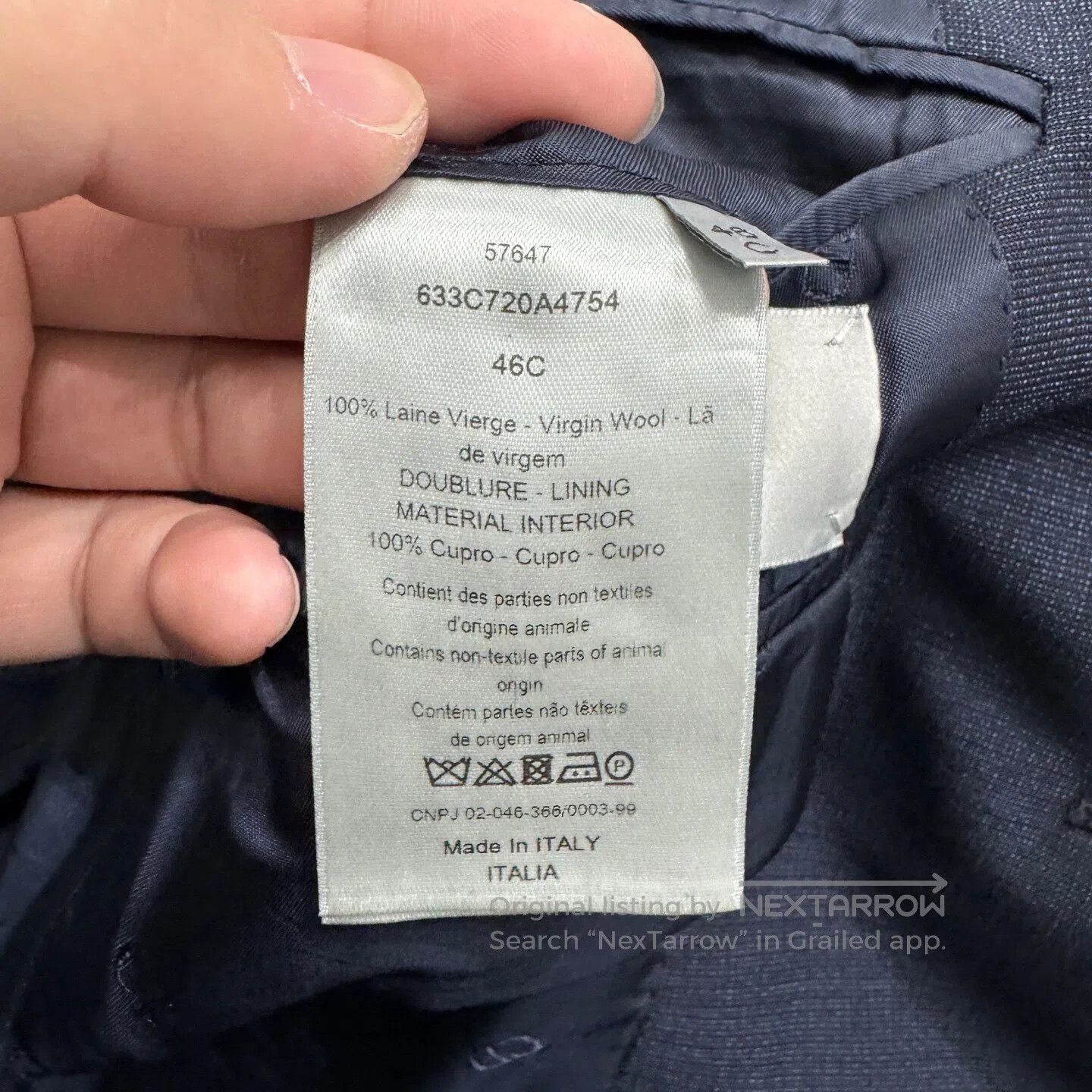 Dior Dior Wool fur suit jacket| Size 46R - 5 Thumbnail