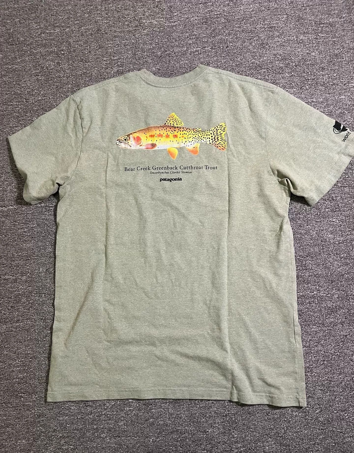 Patagonia Patagonia Men's Trout Responsibili-Tee Size US M / EU 48-50 / 2 - 1 Thumbnail