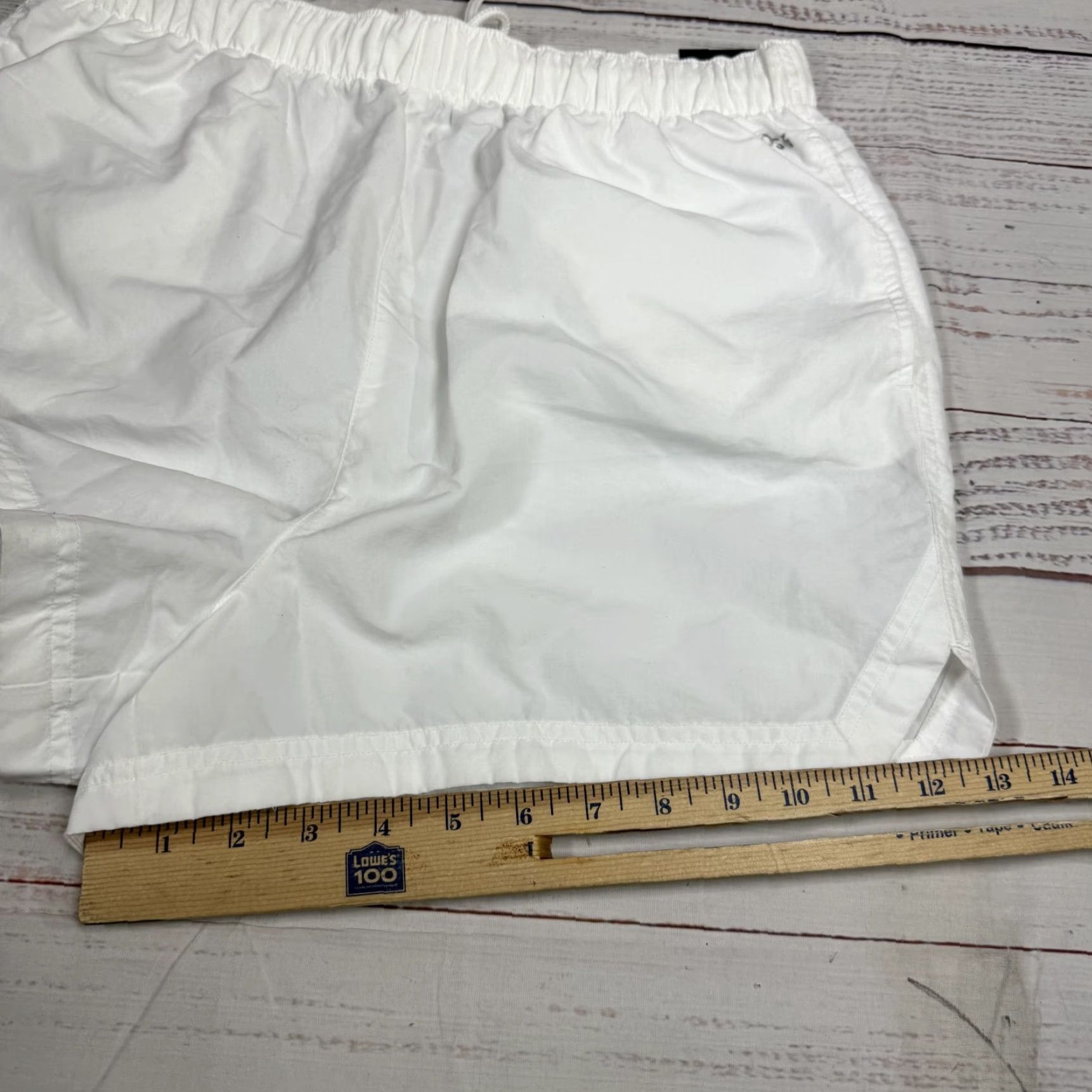 Vintage DSG Women's Notched Woven Short White Active High Rise Water Repellent M New Size 32" / US 10 / IT 46 - 5 Thumbnail