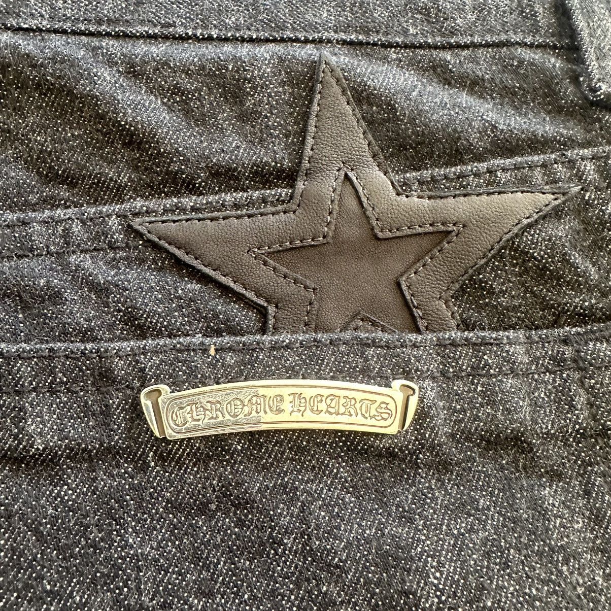 Chrome Hearts Chrome Hearts Black Double Knee Star Patches Denim Size US 36 / EU 52 - 9 Thumbnail