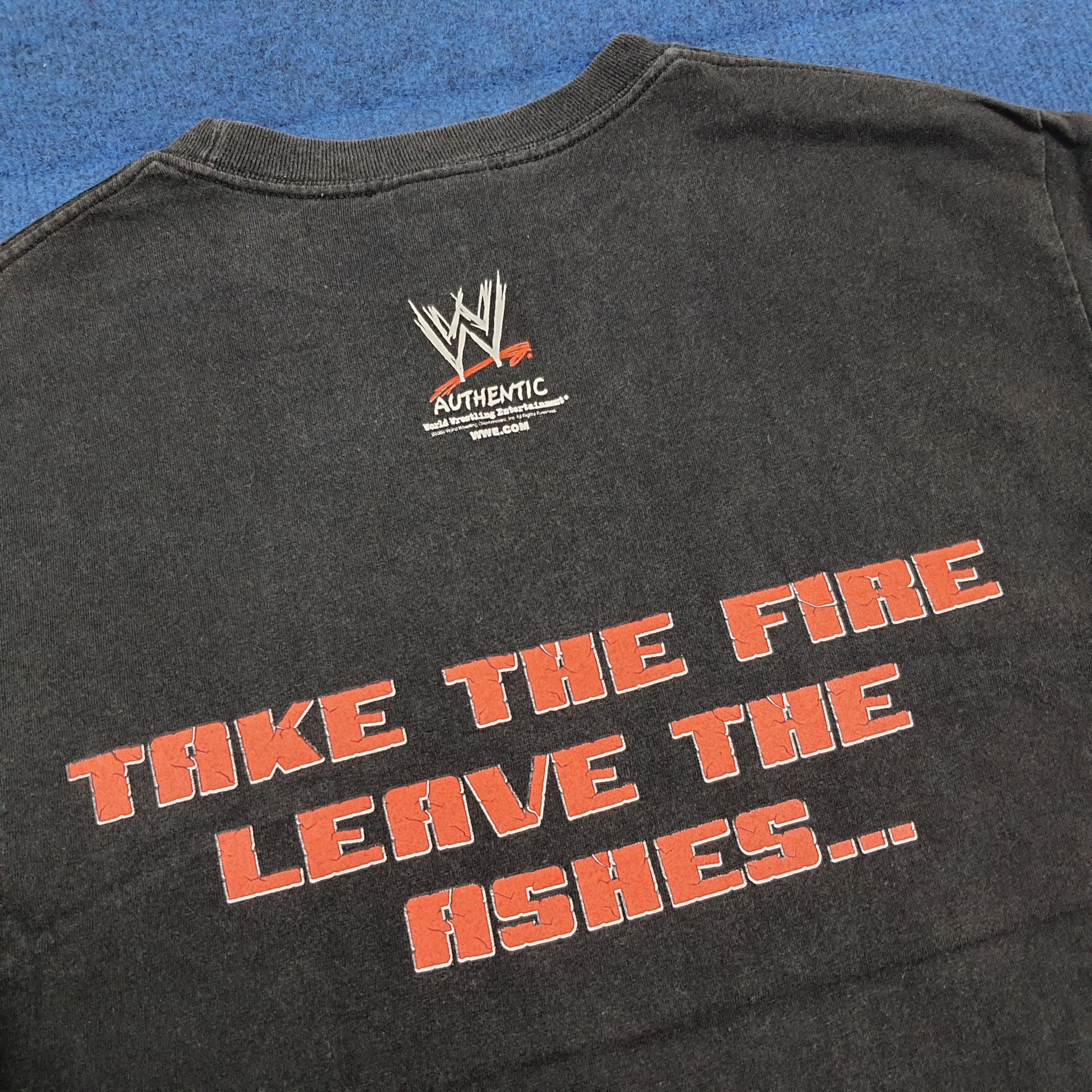 WWE Vintage WWE Kane American Wrestler Tshirt C299N3 Size US M / EU 48-50 / 2 - 4 Thumbnail