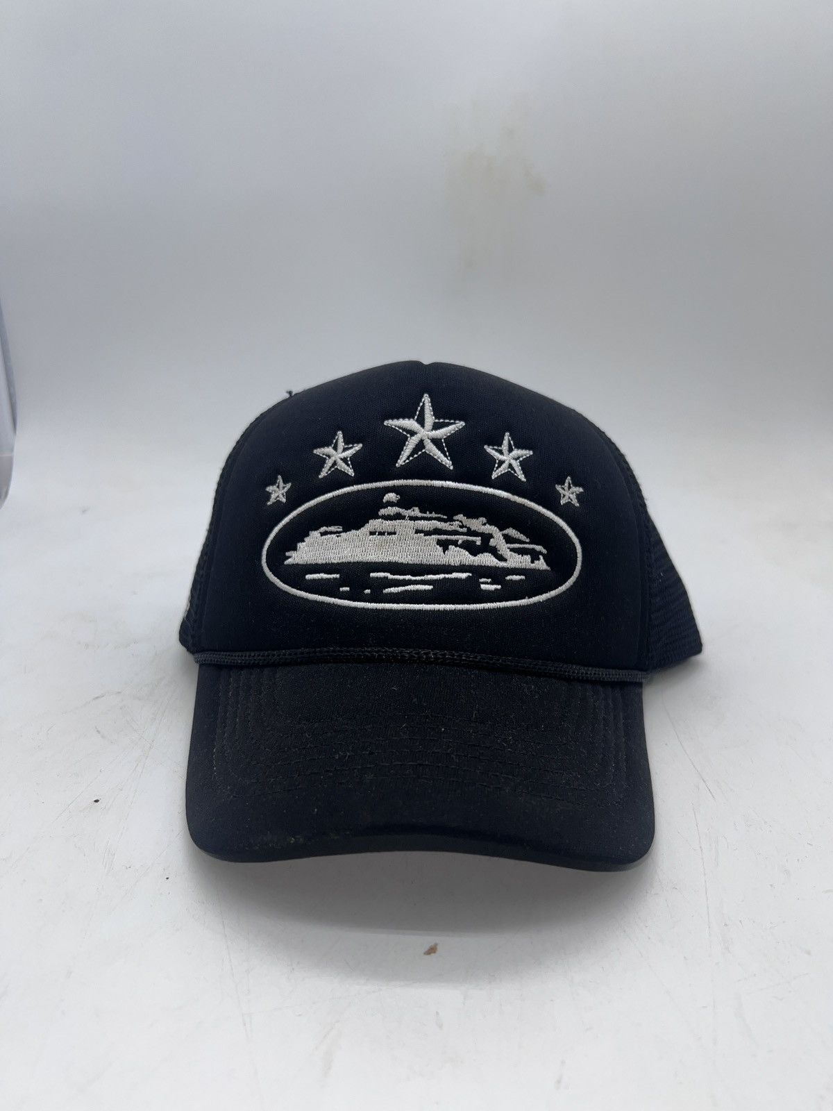 Corteiz Corteiz Black 5 Star trucker hat | Grailed