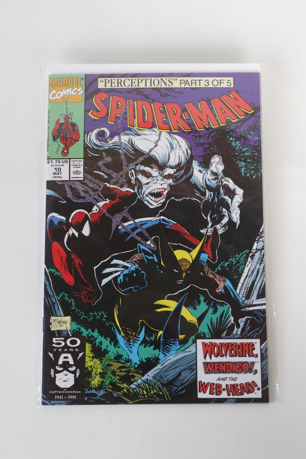 Marvel Comics 91' Marvel Comics Spider-Man Perceptions Part 1-5 Comics Size ONE SIZE - 11 Thumbnail
