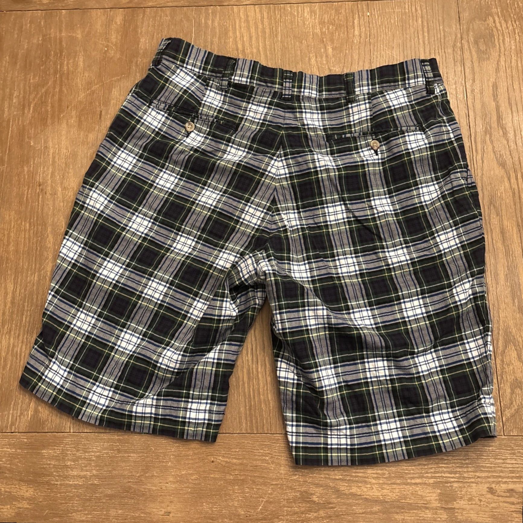 Polo Ralph Lauren VINTAGE Polo Ralph Lauren Shorts Mens 35 Bermuda Plaid Blue Golf Gordon Tartan Griswold Size US S / EU 44-46 / 1 - 4 Thumbnail