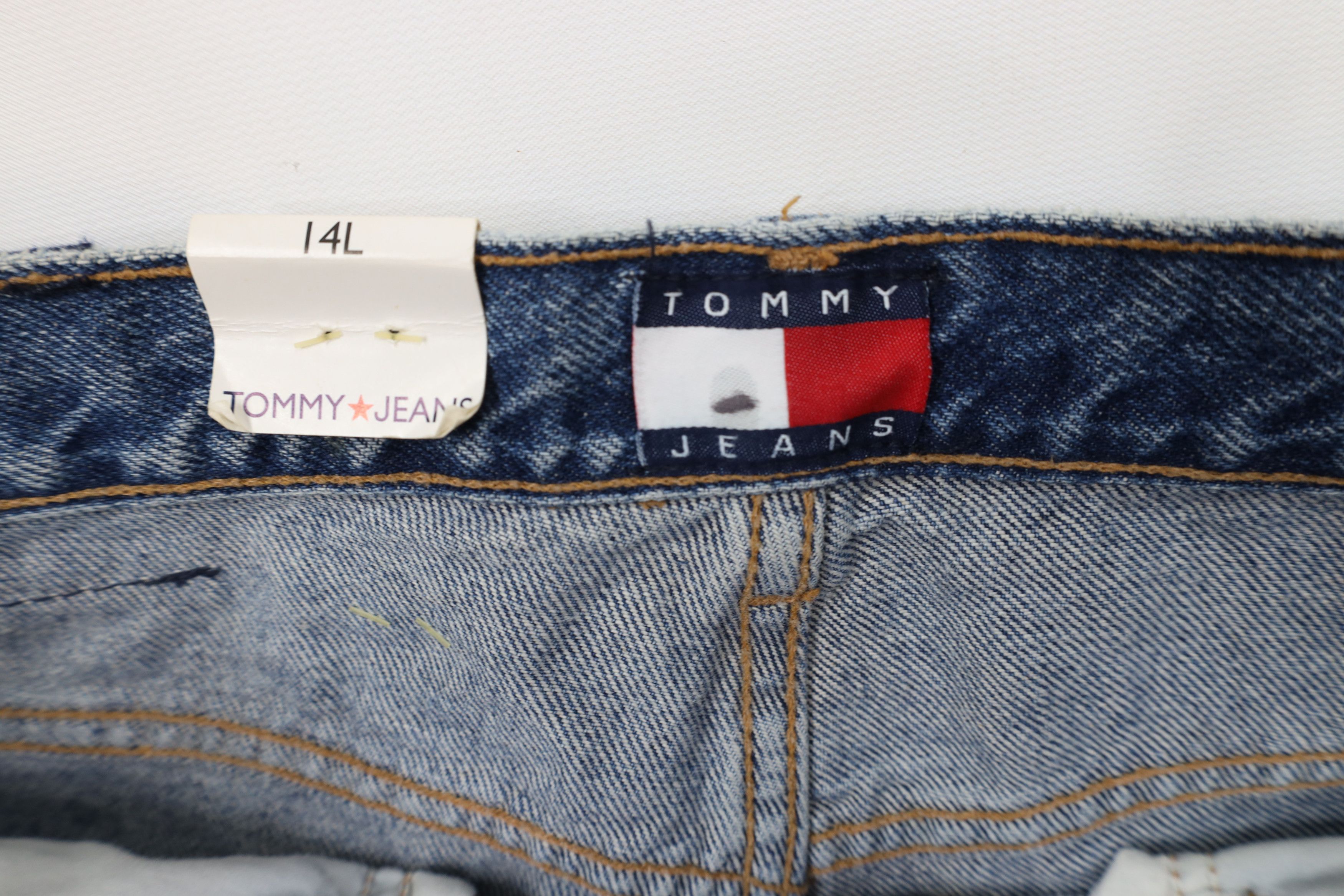 Tommy Hilfiger Deadstock Vintage 90s Tommy Hilfiger Fit Denim Jeans Blue Size 36" / US 14 / IT 50 - 6 Thumbnail