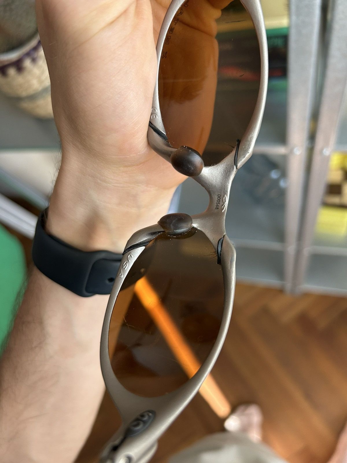 Oakley Vintage Oakley Romeo X Metal 90s Ultra Rare Archive Designer Size ONE SIZE - 8 Thumbnail
