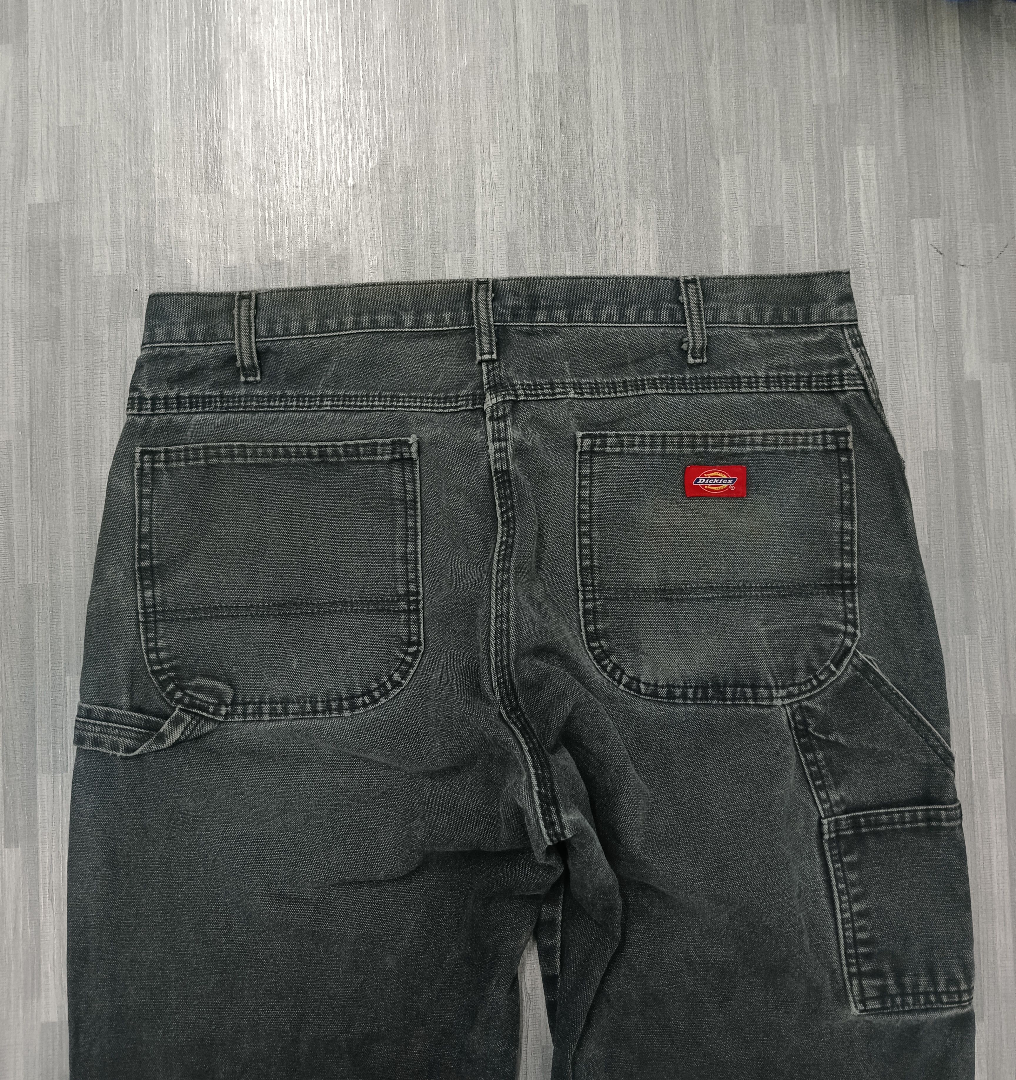 Vintage SICK FADED DICKIES CARPENTWR DENIM PANTS Size US 35 - 5 Thumbnail