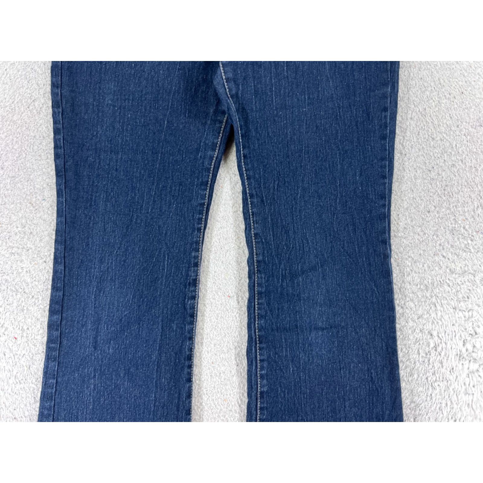 Jockey Jockey Jeans Blue Denim Bootcut Mid Rise 26x30 26 Women Pants Regular 5-Pocket Cotton Blend - Vintage? No Size 26" / US 2 / IT 38 - 3 Thumbnail