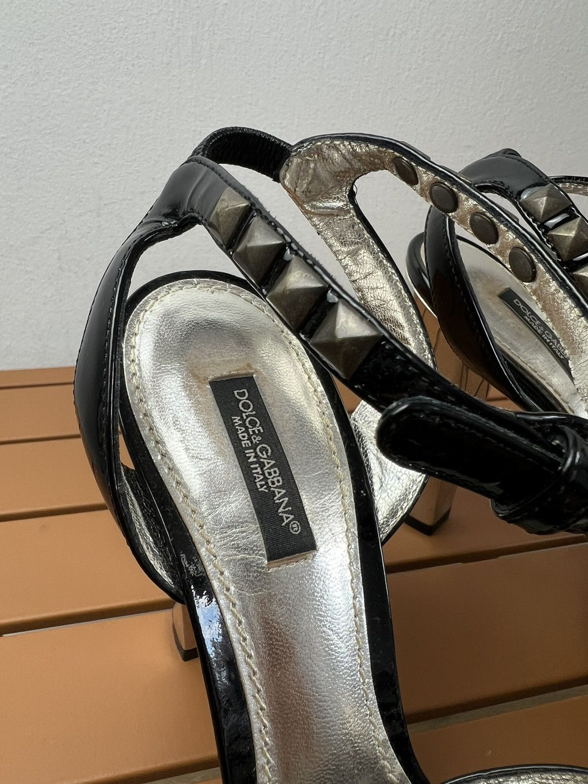 Designer × Dolce & Gabbana × Vintage Dolce & Gabbana high heels sandals shoes FR38 designer y2k Size US 7 / IT 37 - 3 Thumbnail