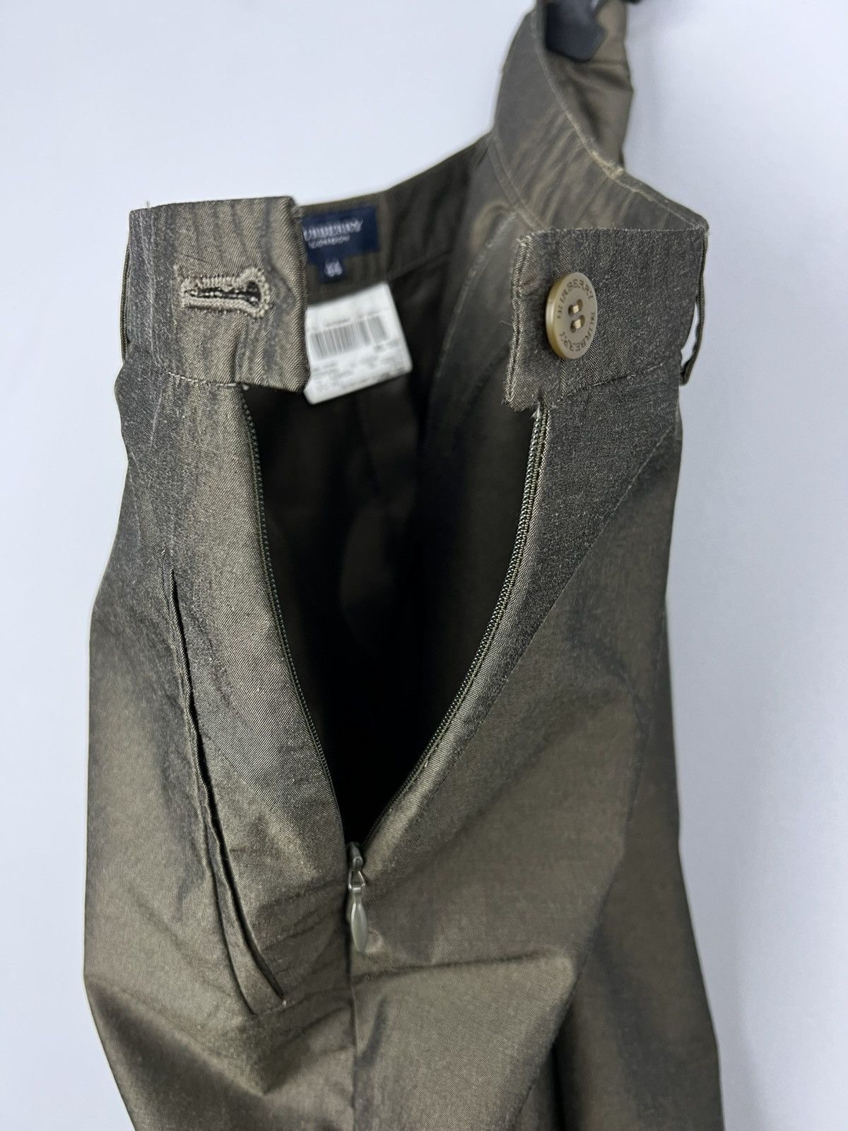 Burberry × Vintage Burberry Vintage Khaki Nylon Casual Chino Pants Size 29" - 8 Thumbnail