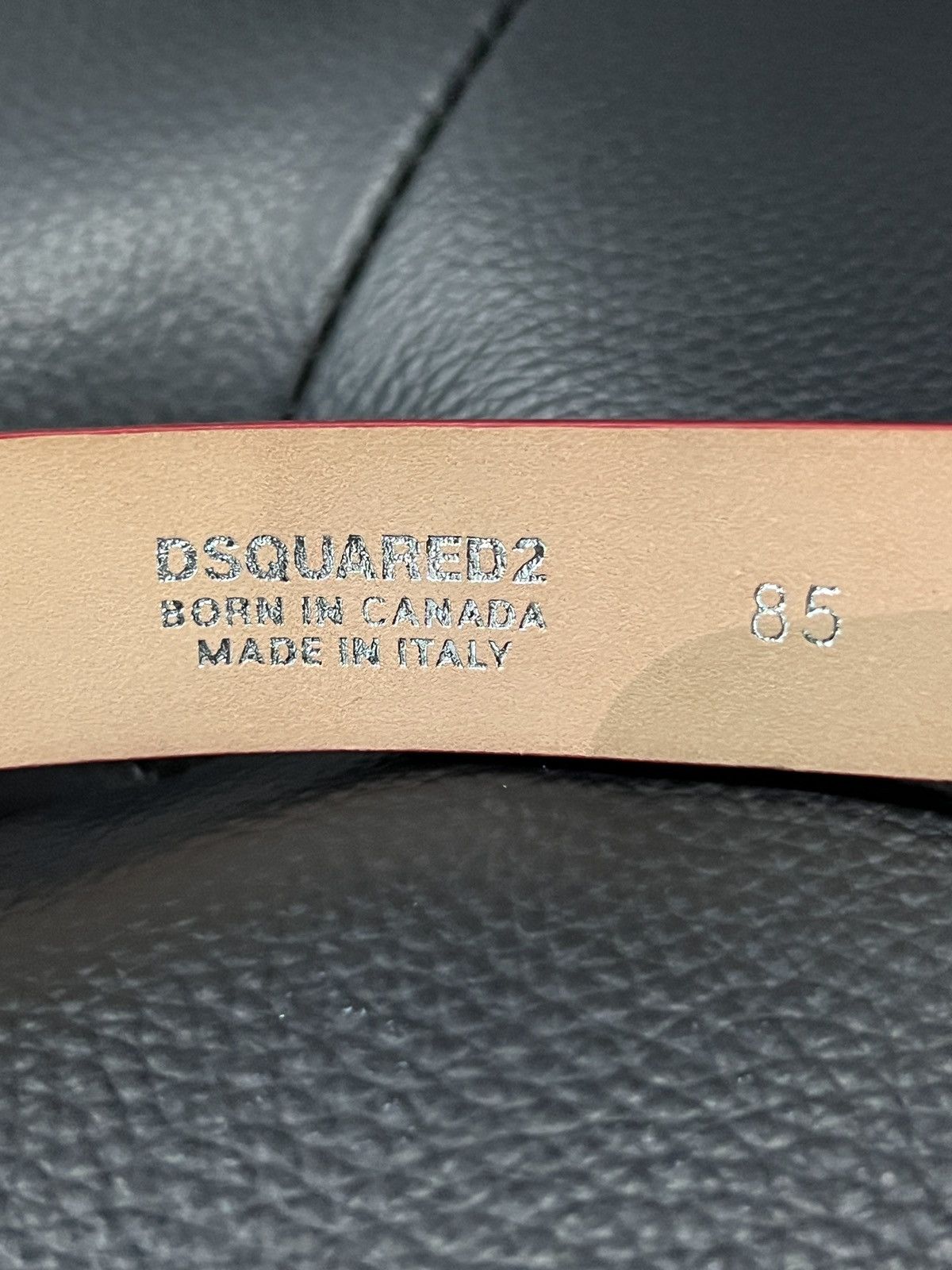 Dsquared2 Dsquared2 "Canadian Maple Leaf" Glossy Belt Size ONE SIZE - 8 Thumbnail