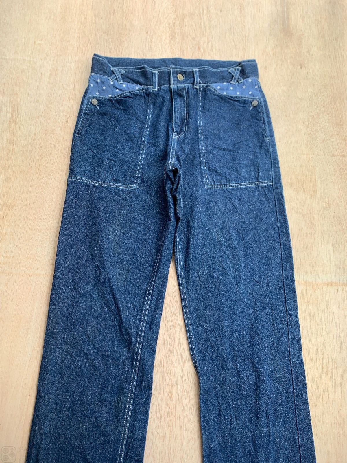 Hysteric Glamour × Japanese Brand Funky Bass Kapital Style Denim Jeans Size US 33 - 5 Thumbnail