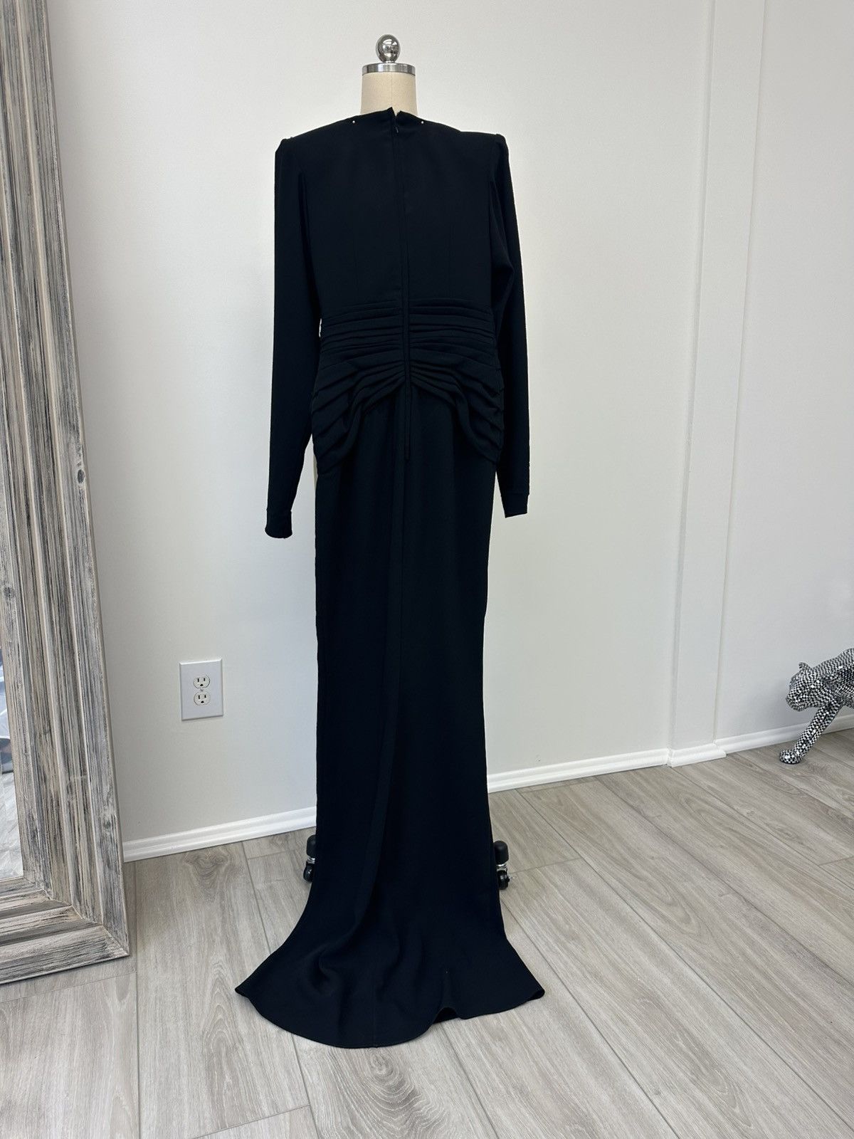 Zuhair Murad ZUHAIR MURAD Long Sleeve Draped Gown Size XS / US 0-2 / IT 36-38 - 10 Thumbnail
