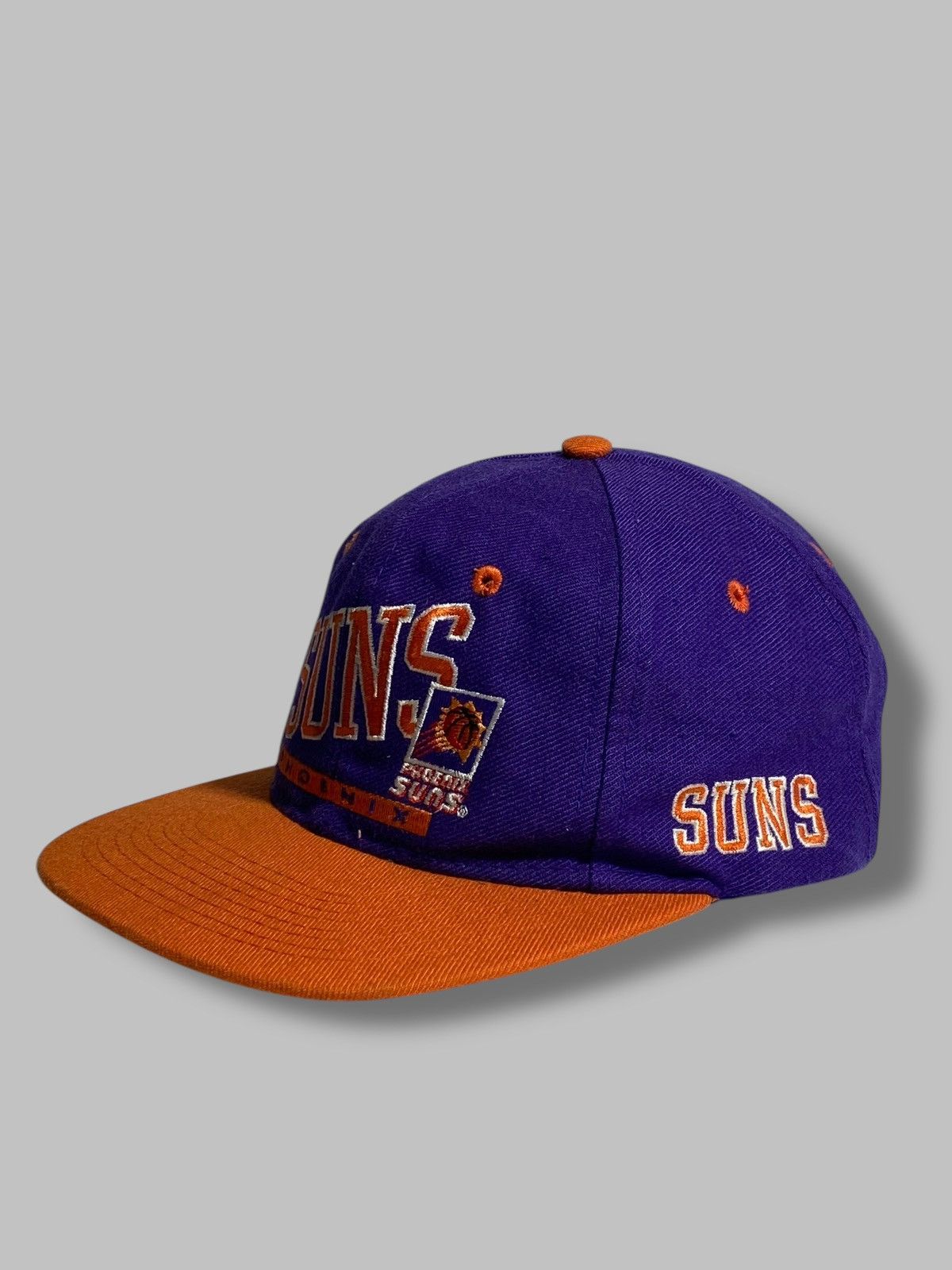 NBA Vintage 90s Phoenix Suns Signatures Rare Snapback Cap USA Size ONE SIZE - 5 Thumbnail