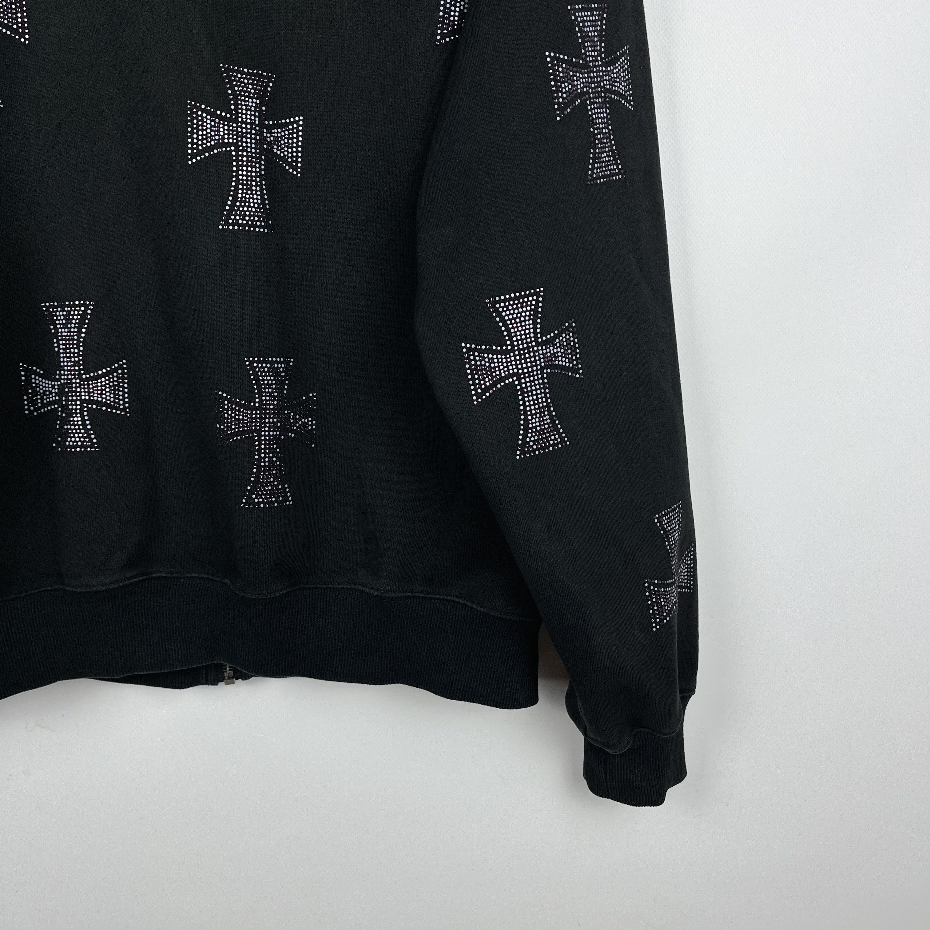Unknown London Unknown London Saint Row Cross Full Zip Hoodie Size US S / EU 44-46 / 1 - 19 Thumbnail