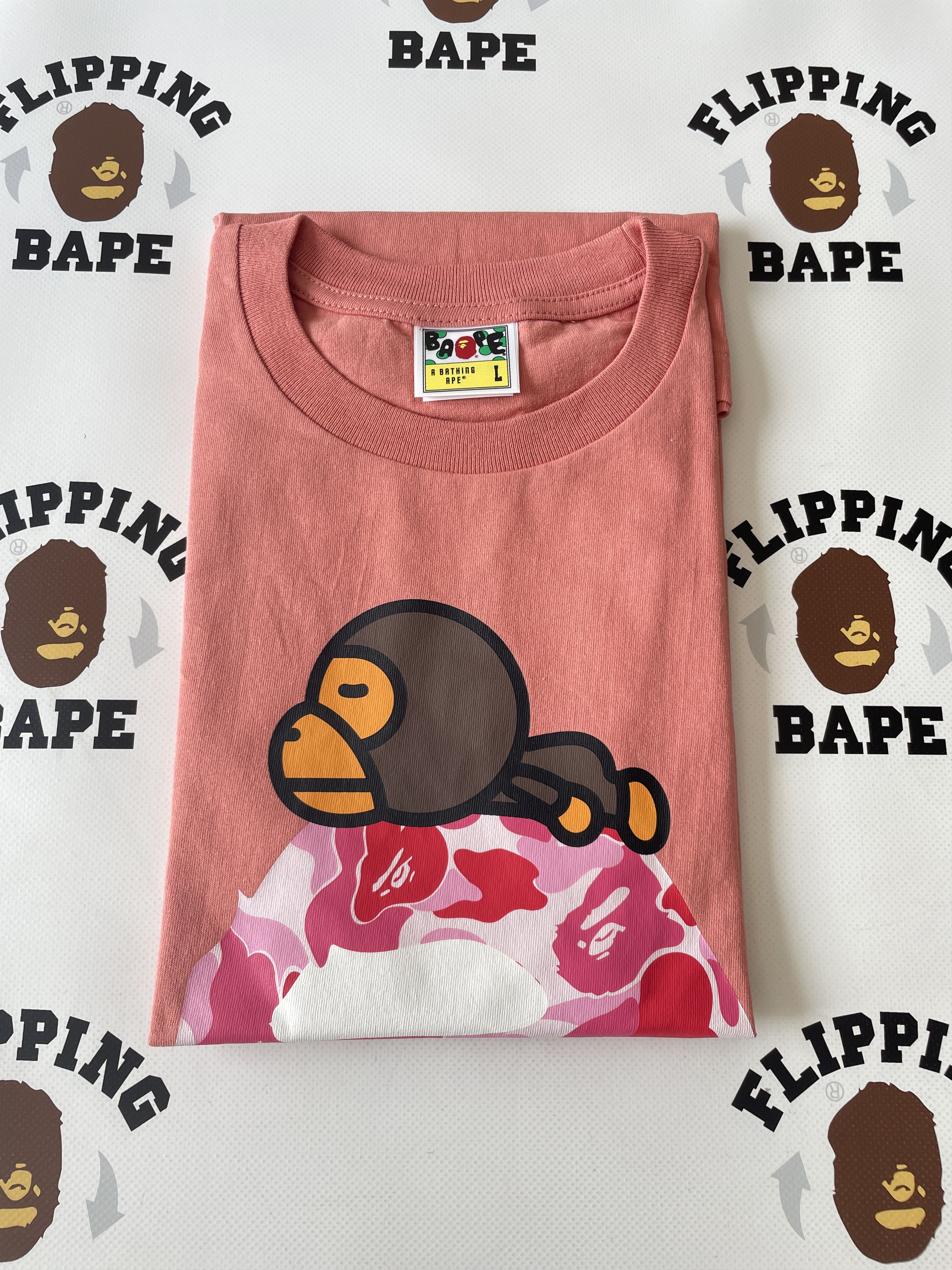 Bape BAPE ABC CAMO MILO ON BIG APE TEE Size US L / EU 52-54 / 3 - 4 Thumbnail