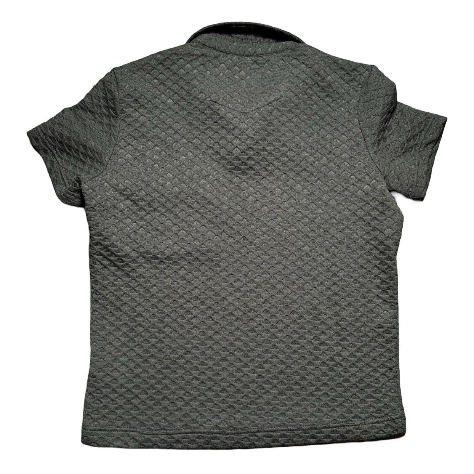 Other PINO BY PINOPORTE Textured Waffle-Knit Polo Black Men's M Size US M / EU 48-50 / 2 - 5 Thumbnail
