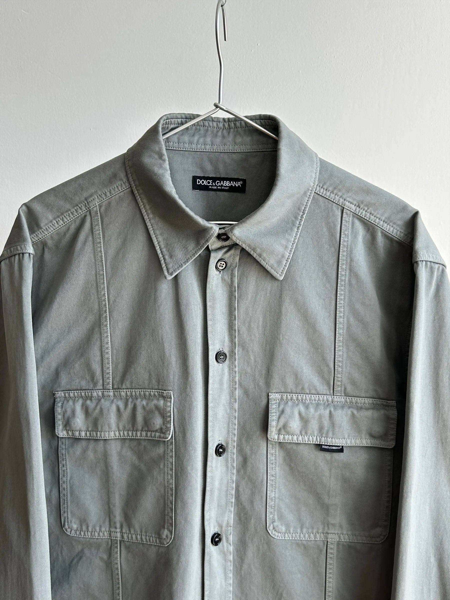 Dolce & Gabbana DOLCE GABBANA Shirt Seam Detail S/S 2024 Jacket Heavy E0449 Size US M / EU 48-50 / 2 - 3 Thumbnail