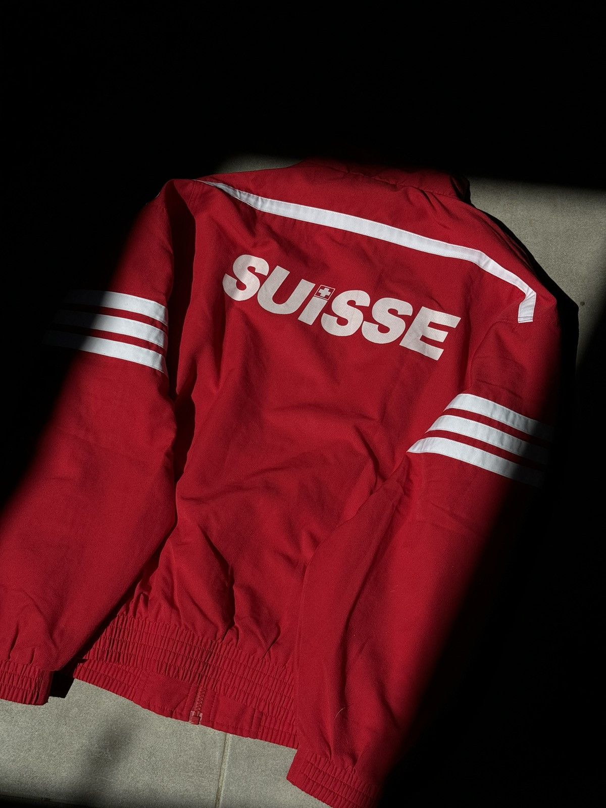 Adidas × Vintage Adidas Suisse vintage red jacket 00’ Size US M / EU 48-50 / 2 - 3 Thumbnail