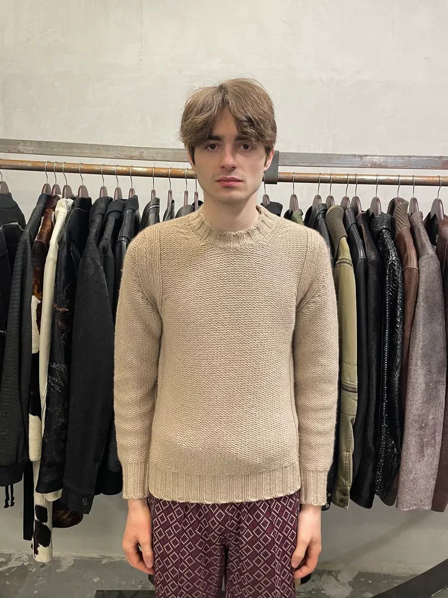 Gucci × Vintage AW2003 Gucci Grey Wool Minimalist Sweater Size US XS / EU 42 / 0 - 2 Thumbnail