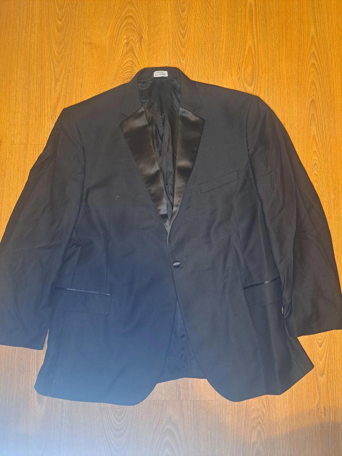 Jos. A. Bank Jos A Bank Tuxedo Jacket Separate Mens 50L Black 100% Wool Size 50L - 1 Thumbnail