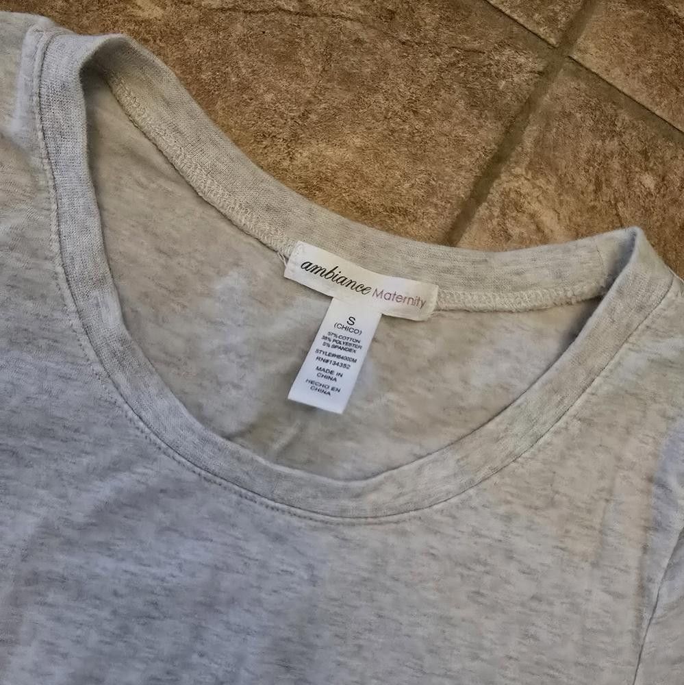 Designer Beige Ruched Ambiance Short Sleeve Size S / US 4 / IT 40 - 3 Thumbnail