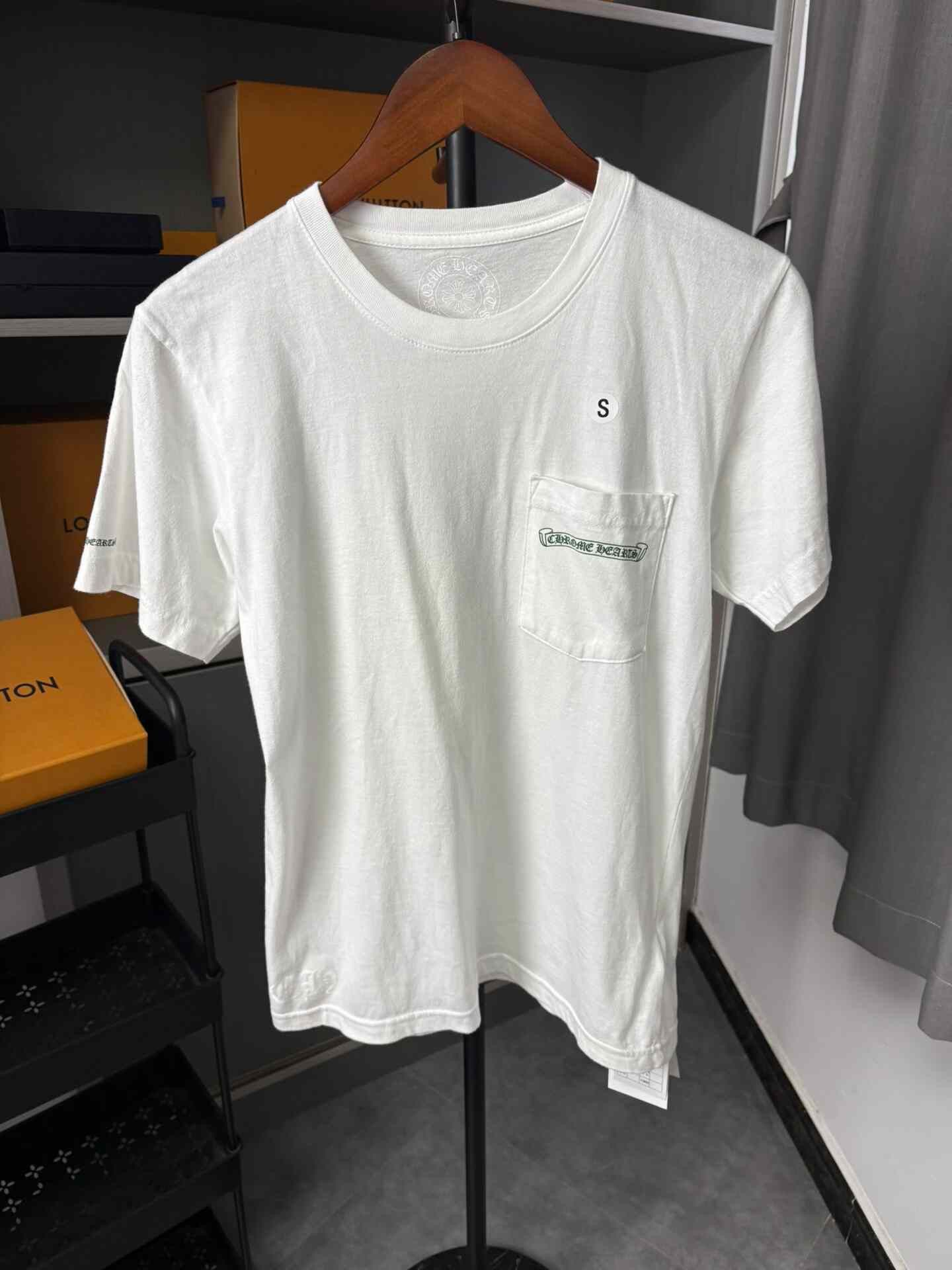 Chrome Hearts Chrome Hearts White T-Shirt S Men Size US S / EU 44-46 / 1 - 1 Thumbnail