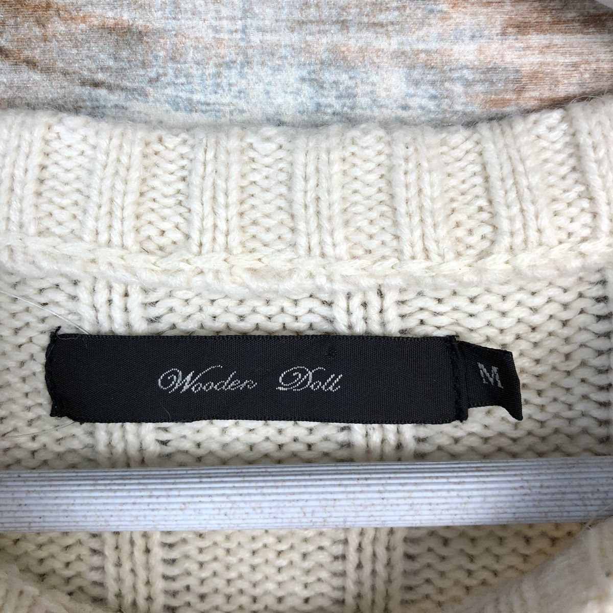 Vintage Wooders Doll White vintage Knitwear #A1623 Size M / US 6-8 / IT 42-44 - 9 Thumbnail