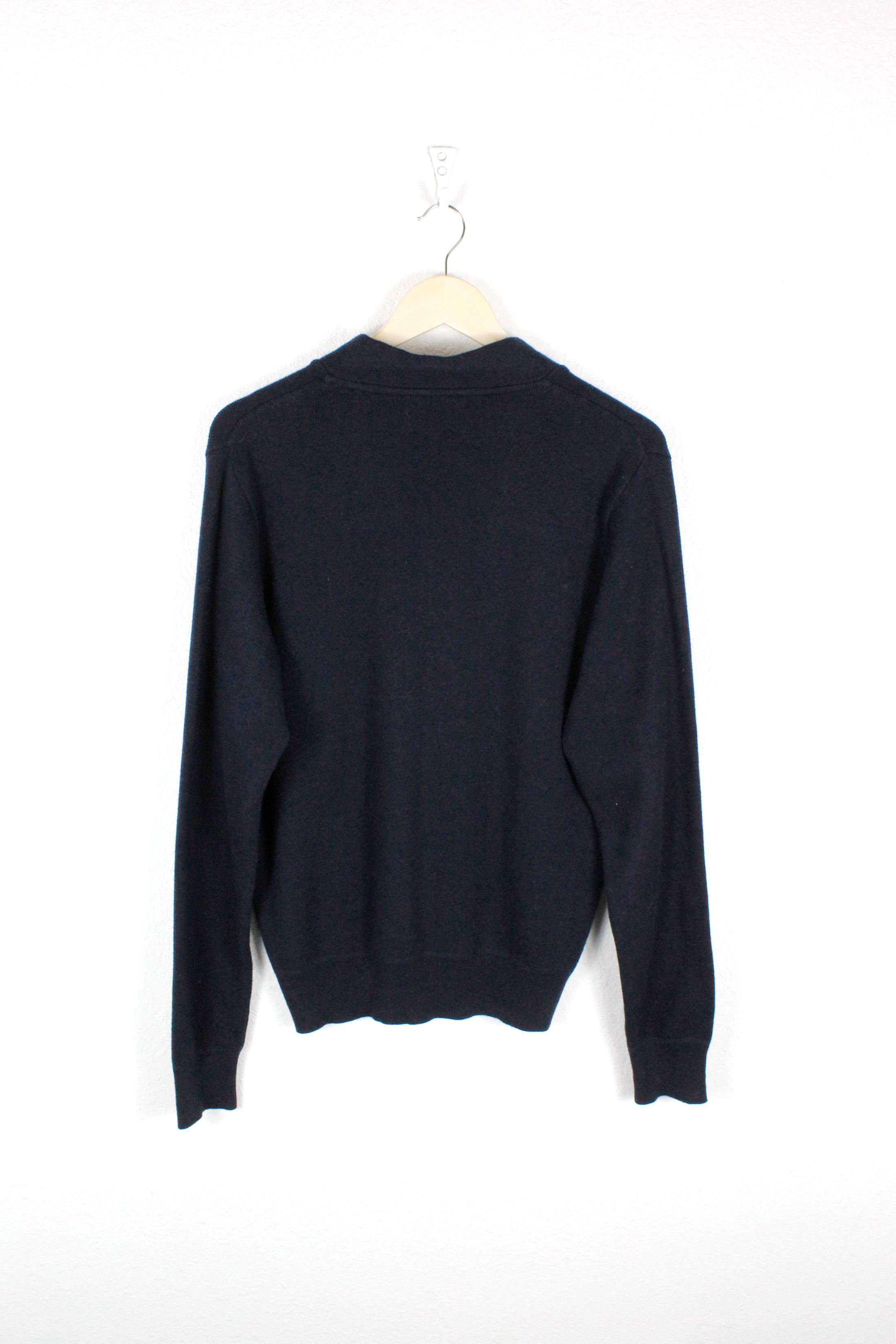 Our Legacy Navy Knit Shawl Collar Sweater Size US M / EU 48-50 / 2 - 3 Thumbnail