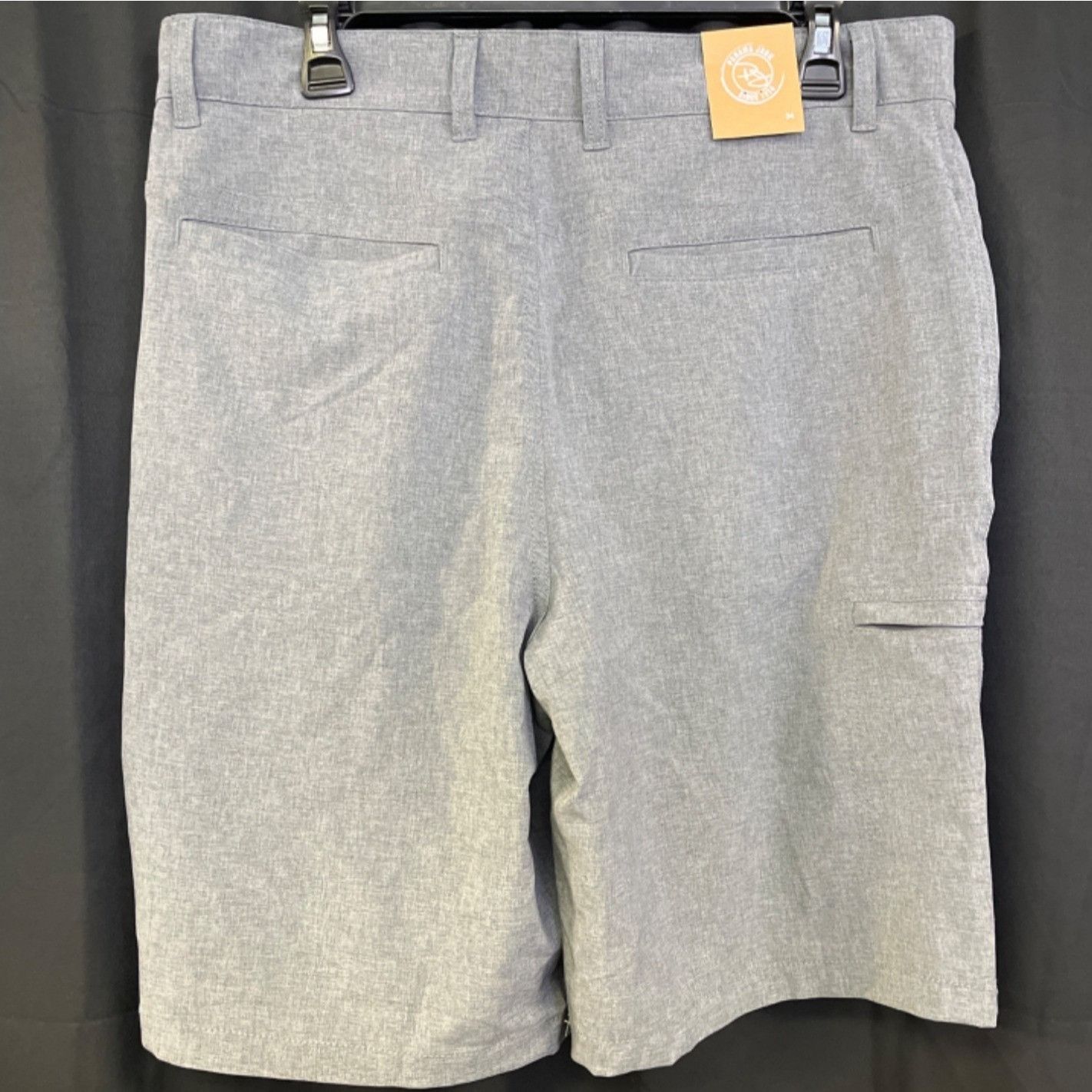 Panama Jack Panama Jack Men's Grey 4 Way Stretch Hybrid Shorts Sz 34 SKU Size US 34 / EU 50 - 2 Thumbnail