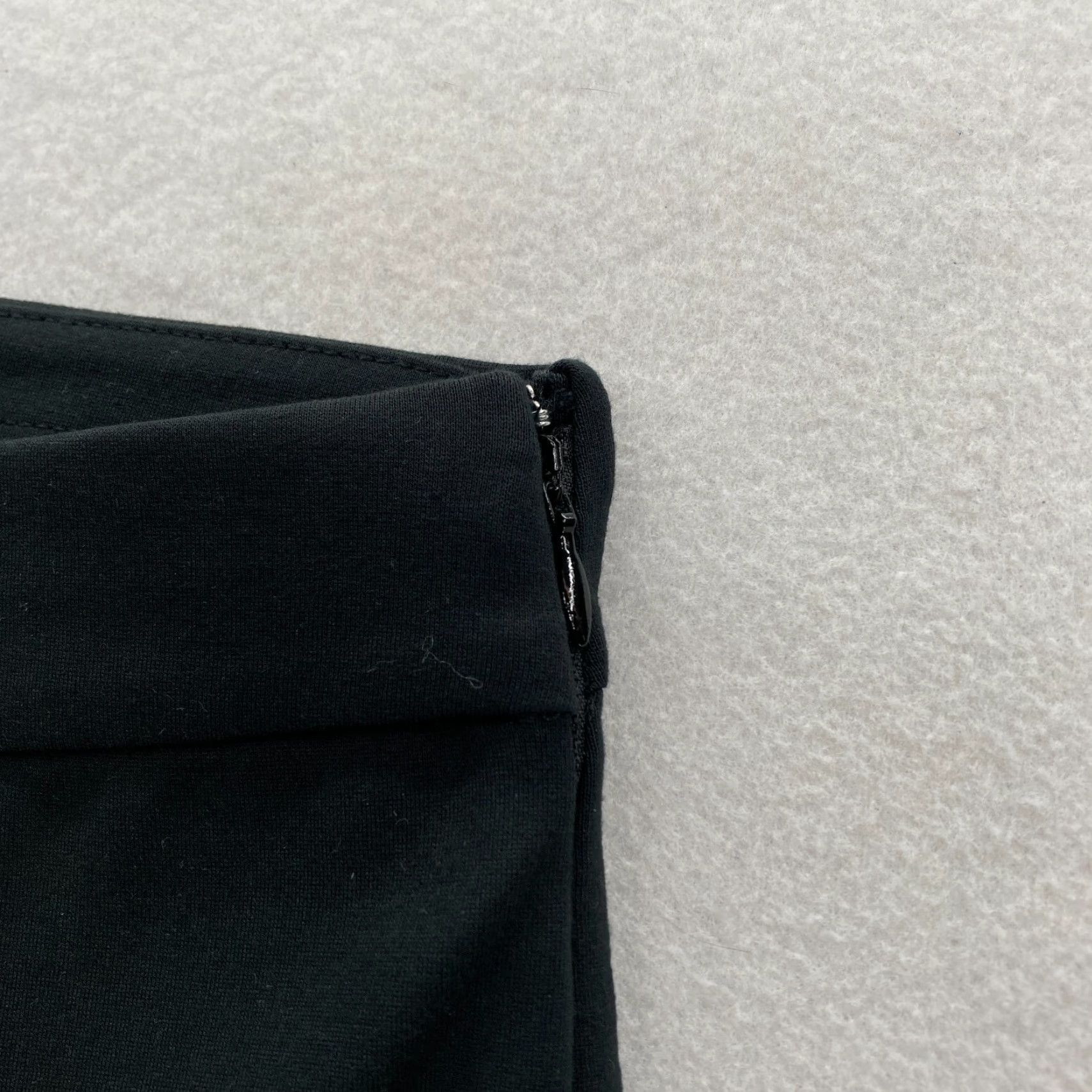 J.Crew J.CREW Crop Flare Ponte Pants Women's 2 Black Stretch Side Zip Casual Comfort Size 26" / US 2 / IT 38 - 3 Thumbnail