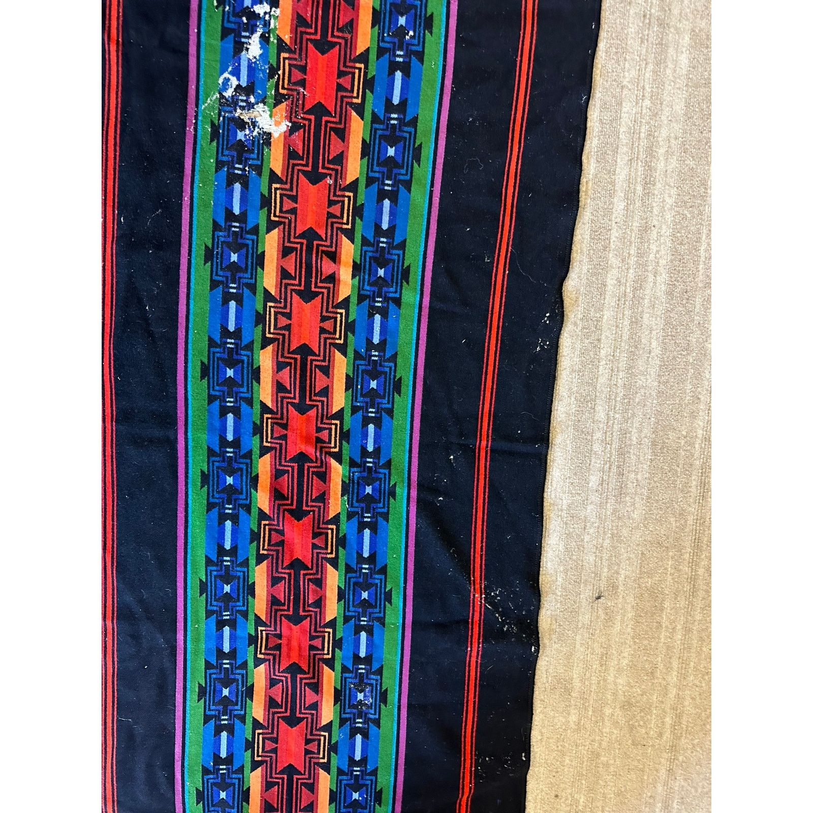 Pendleton Vintage Pendleton Beaver State Wool Aztec Blanket 34x63” Size ONE SIZE - 12 Thumbnail