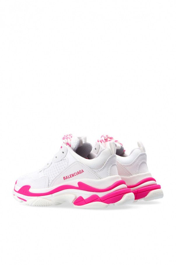 Balenciaga o1srvl11e1224 KIDS - Triple S Sneakers in White/Pink Size US 5 / EU 37 - 3 Thumbnail