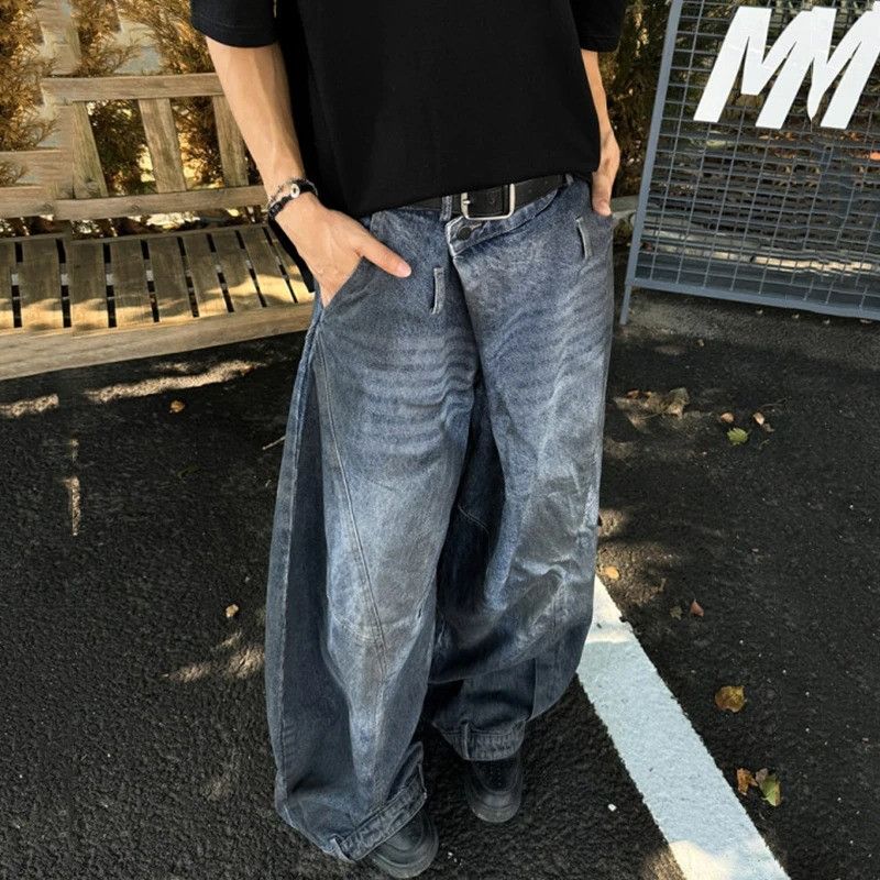 Jean Reverse Waist Jeans Size US 32 / EU 48 - 3 Thumbnail