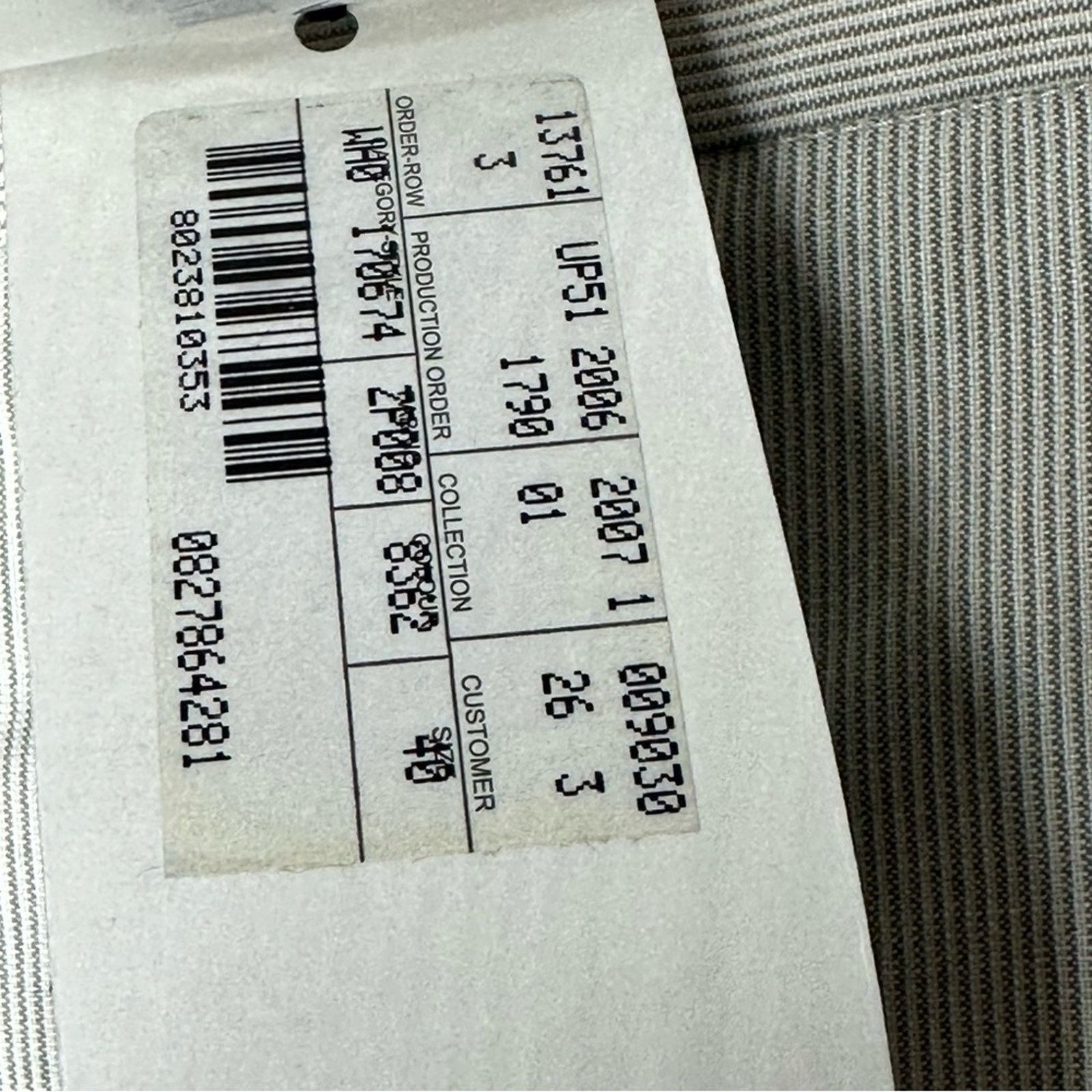 Gucci GUCCI 2006 Light Gray Wool & Silk Blend Wide Leg Pants NWT 4 Size 27" / US 4 / IT 40 - 4 Thumbnail
