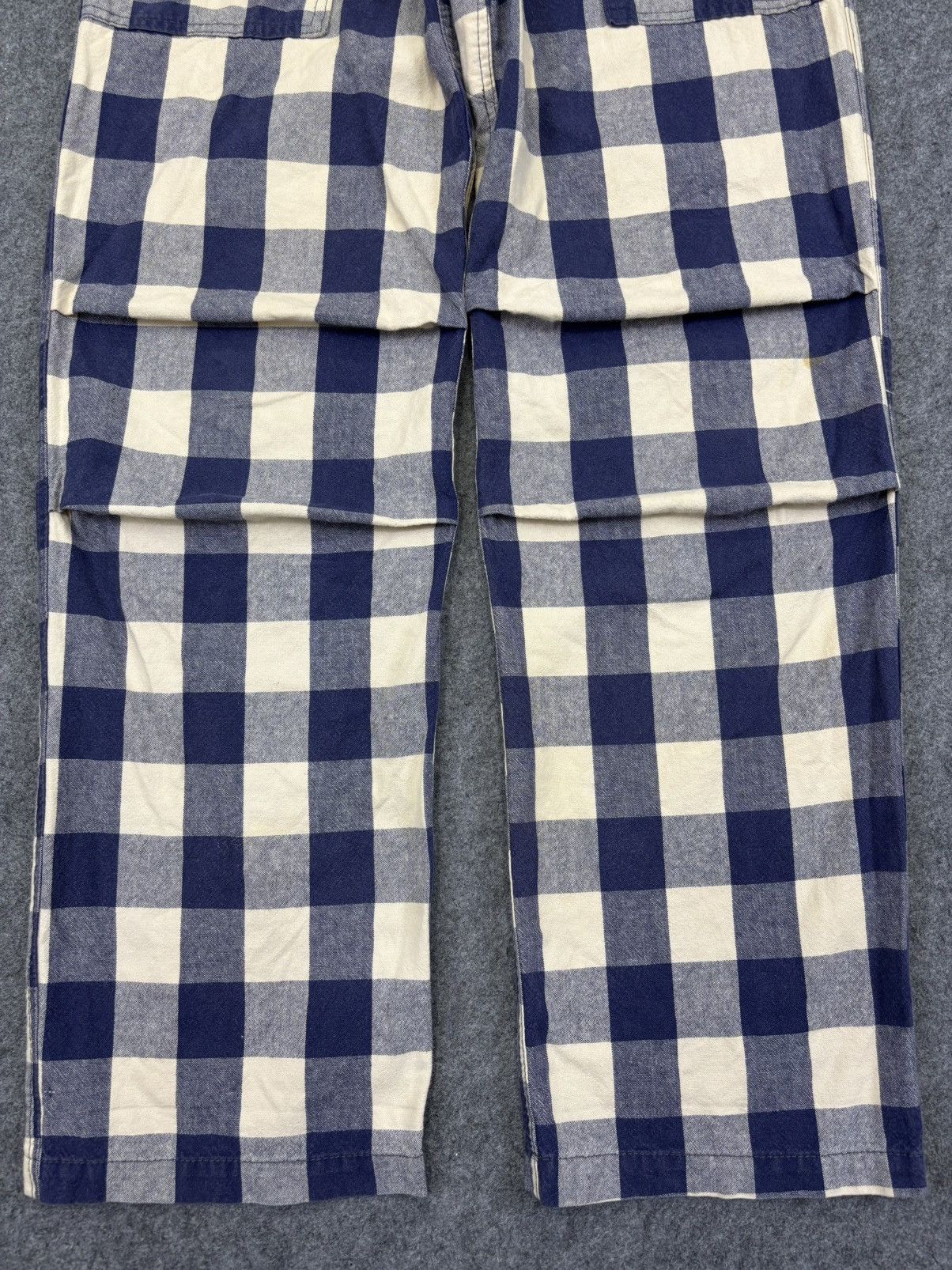 Japanese Brand 💥Hybrid💥Old Betty Baker Plaid Easy Pant K16 Size US 31 - 4 Thumbnail