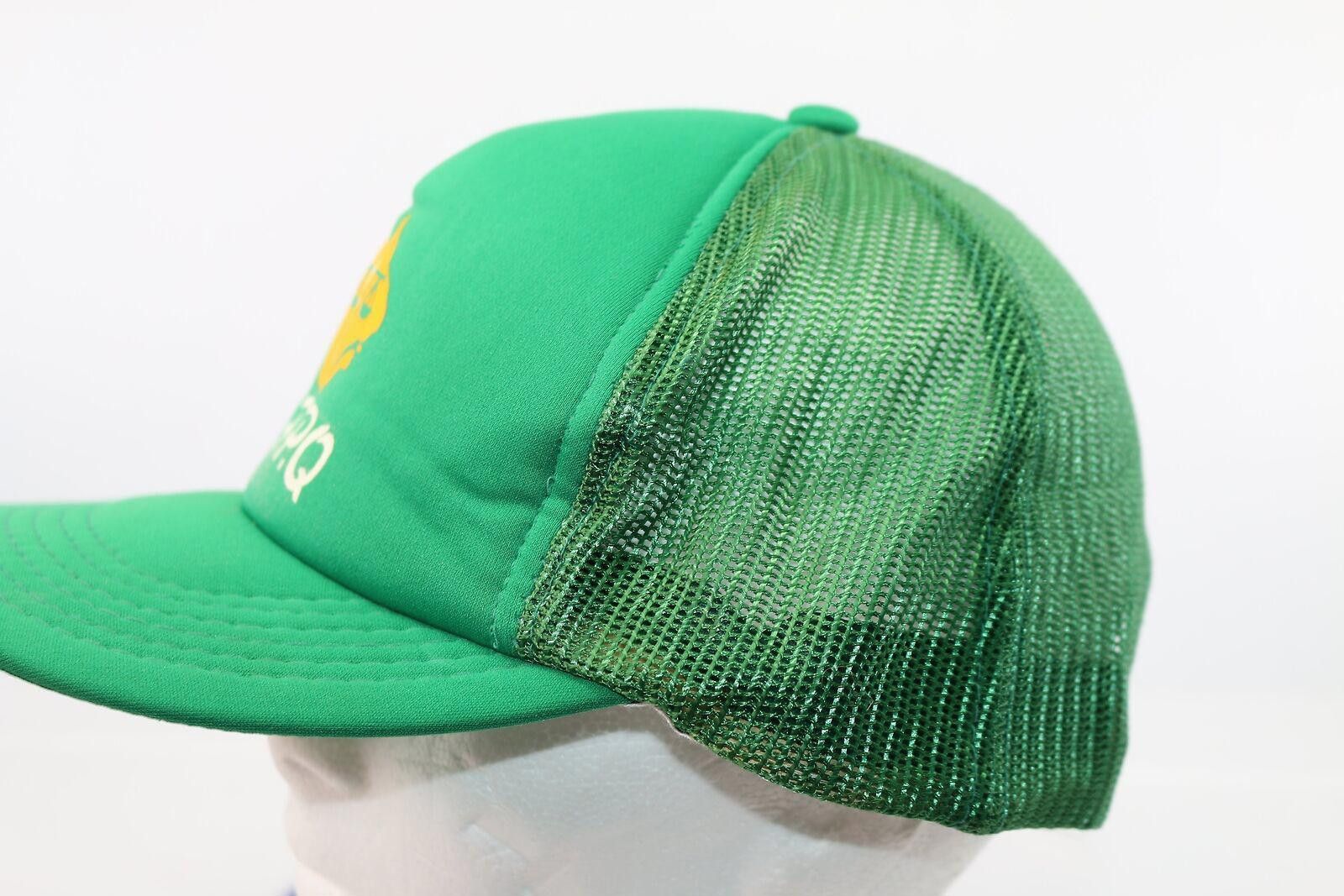 Other Vintage A.P.P.Q. Québec Trucker Hat Canada rare Green Cap Size ONE SIZE - 2 Thumbnail