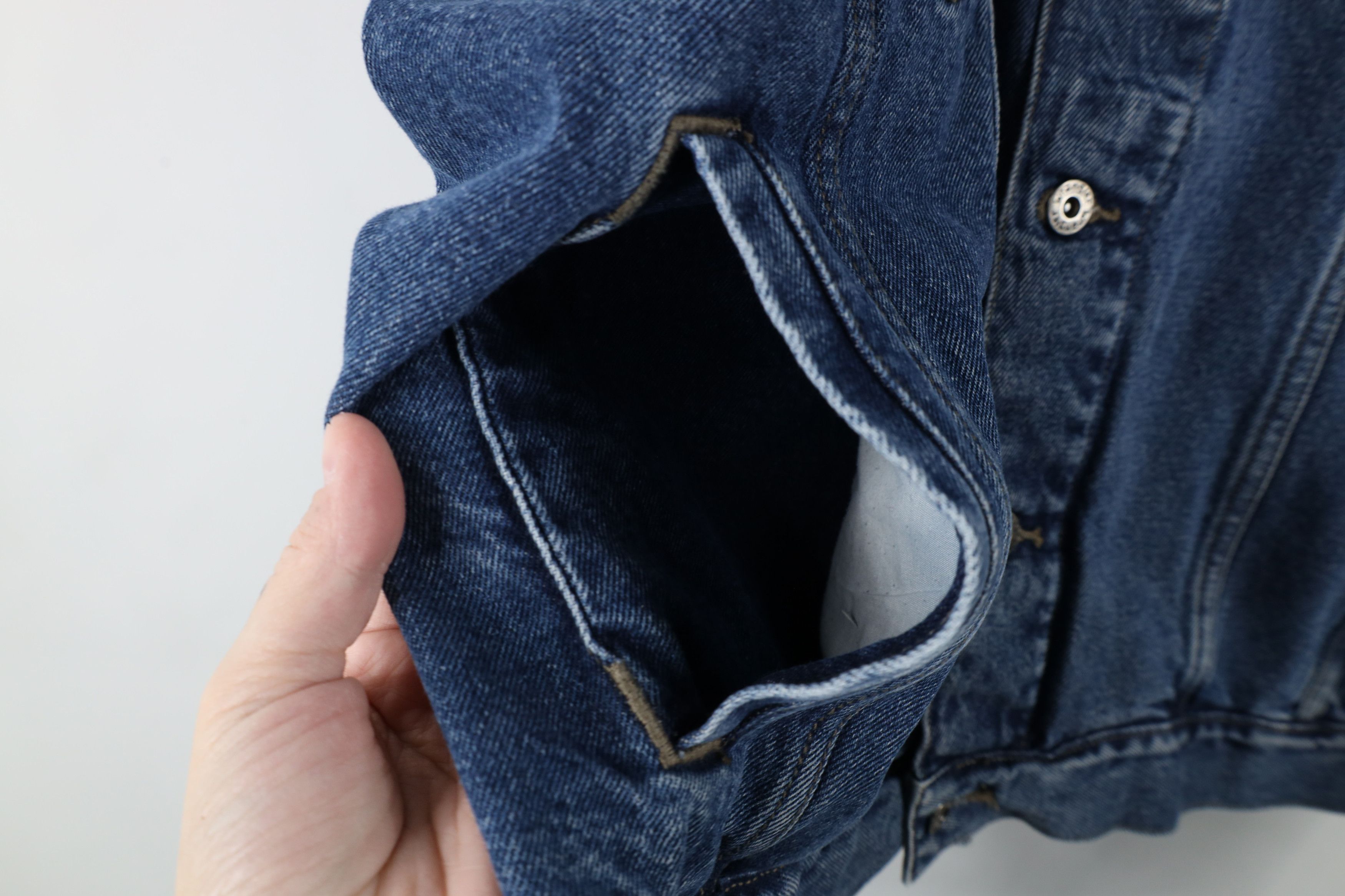 Vintage × Wrangler Vintage Wrangler Denim Jean Trucker Jacket Blue Cotton Size US XXL / EU 58 / 5 - 6 Thumbnail